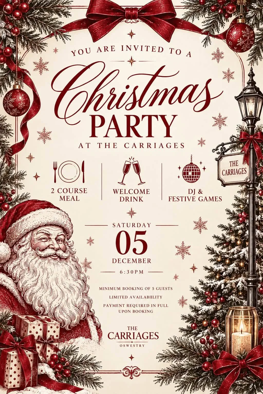 Carriages Christmas Party