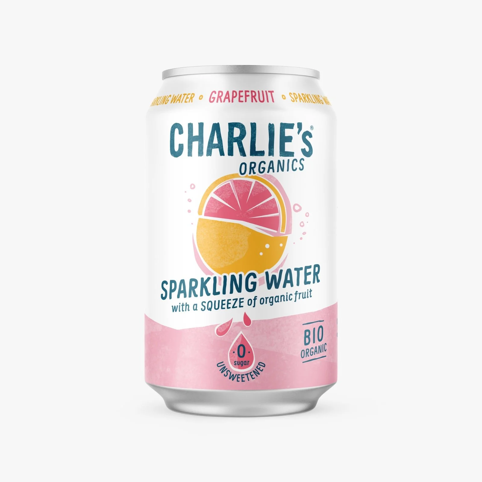 Charlie's Organic Sparkling Water Grapefruit