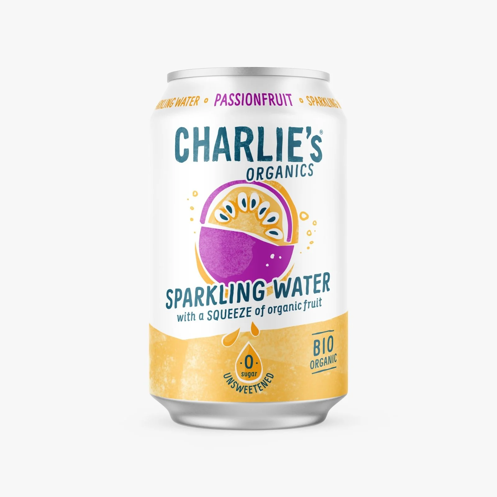Charlie's Organic Sparkling Water Passionfruit