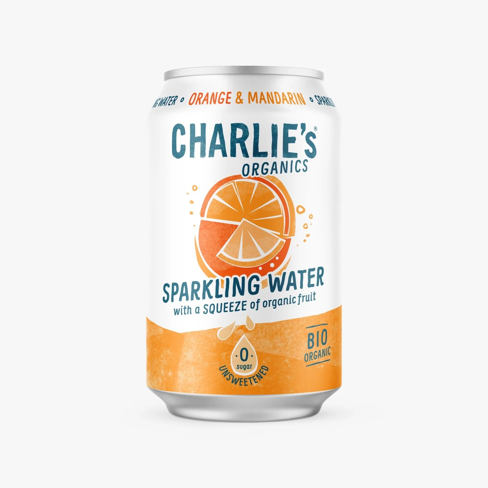 Charlie's Organic Sparkling Water Orange & Mandarin