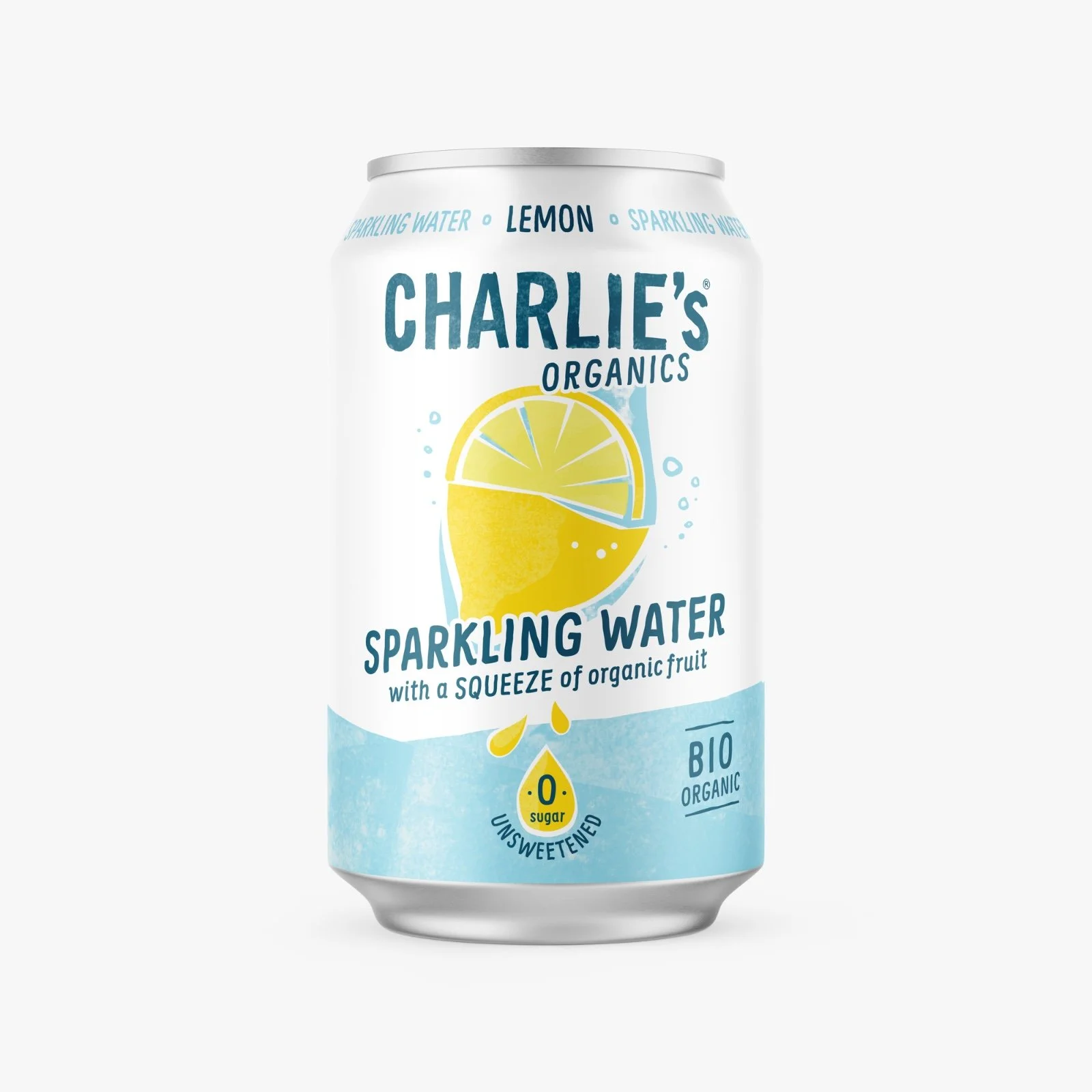 Charlie's Organic Sparkling Water Lemon