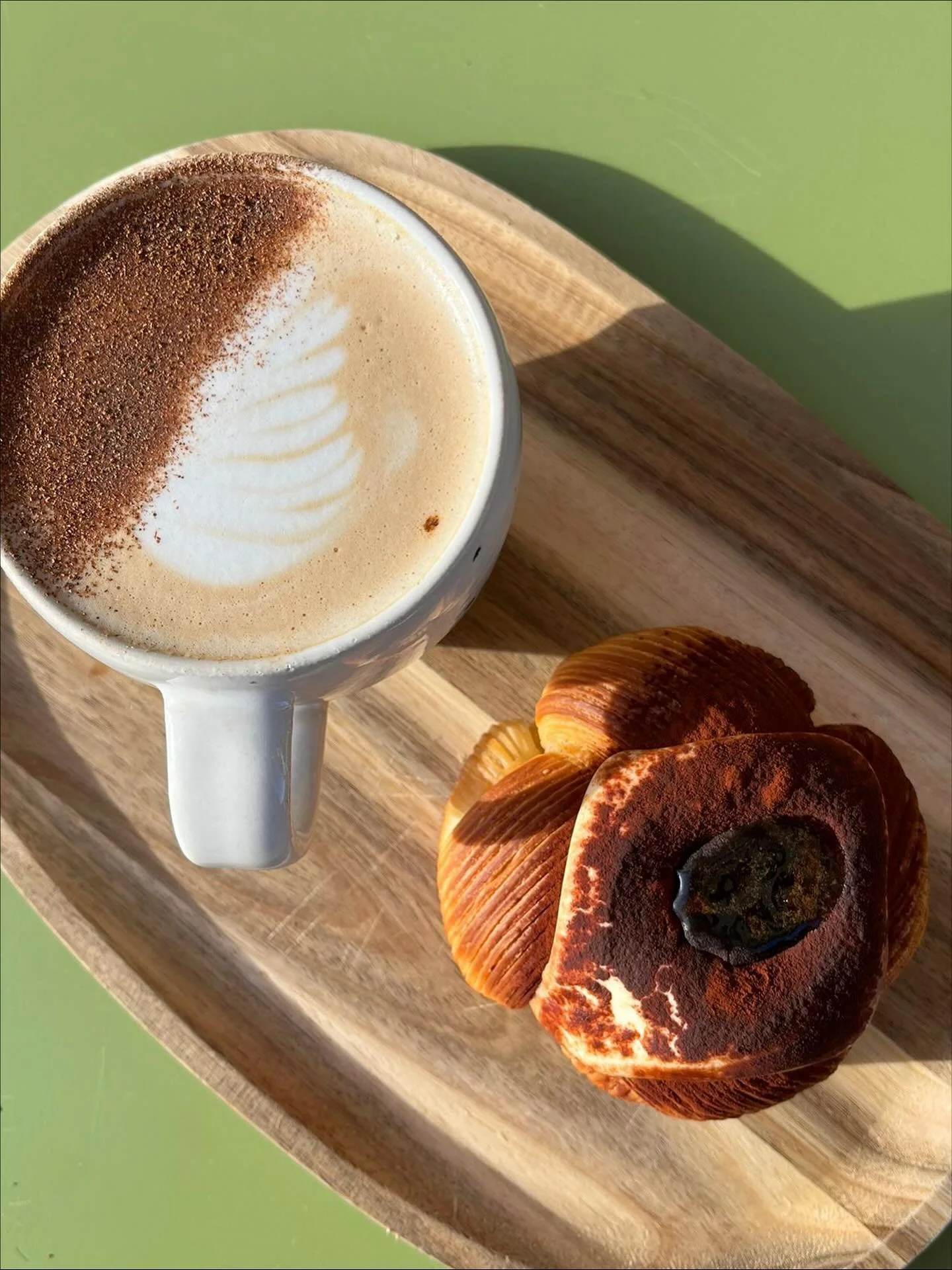 Your favourite dessert, but make it into a danish! 🫶🏻Our tiramisu danish from @taliia_bakehouse is available all weekend!🤗 Make sure to get in and taste one before they&rsquo;re all snapped up! 🤤☕️