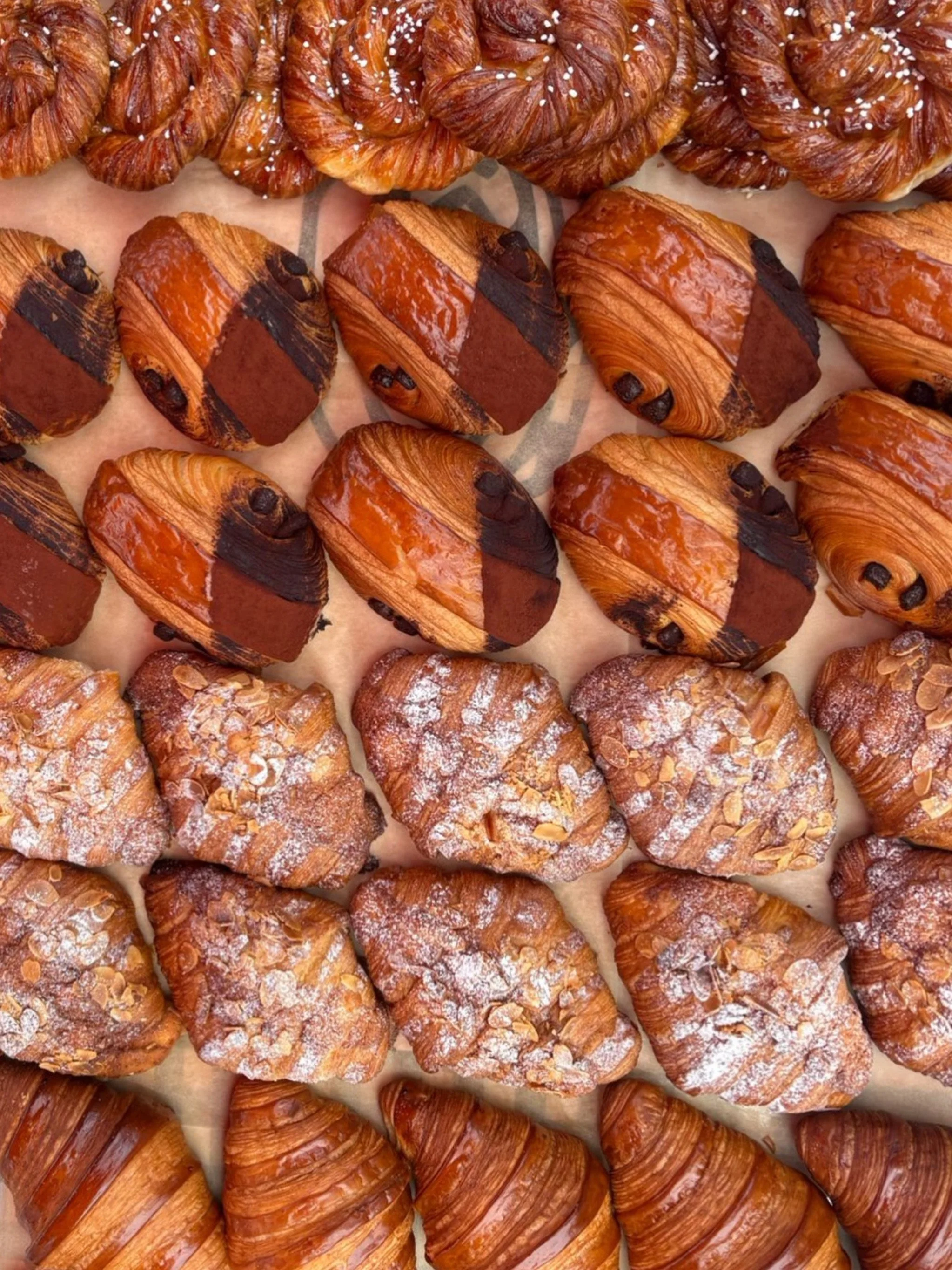 Sunday shelves are stacked with pastries, cookies, brownies, buns and cakes. All from @taliia_bakehouse 

We&rsquo;ve been thinking about setting up a pre-order system for pastries. Is that something you&rsquo;d like? 

We&rsquo;d still have the same