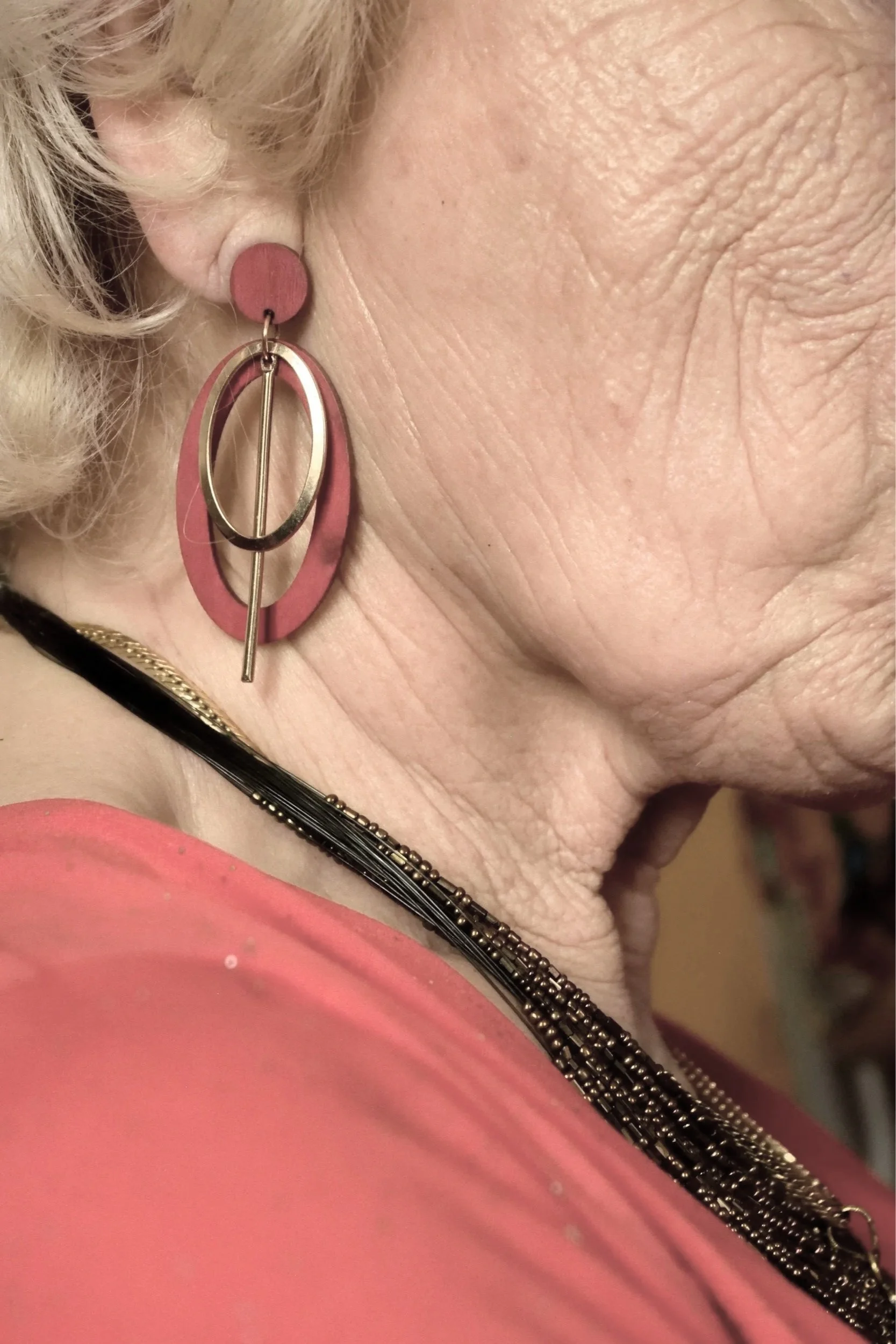 Jaw and neckline closeup