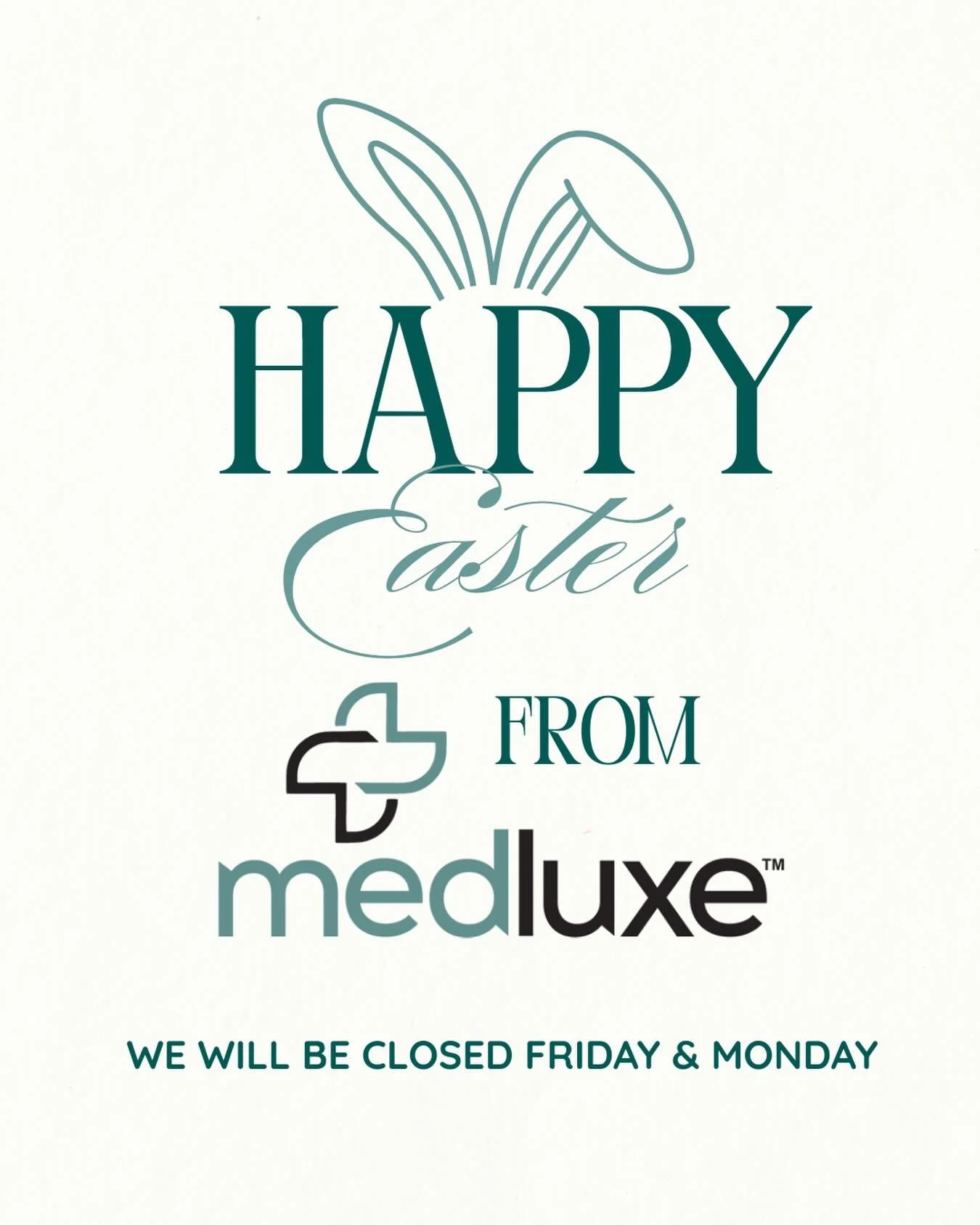 We will be closed in observance of Easter on Friday and Monday 🐣✨

Wishing you and your family a joyful, restful holiday weekend! We&rsquo;ll resume normal hours on Tuesday.