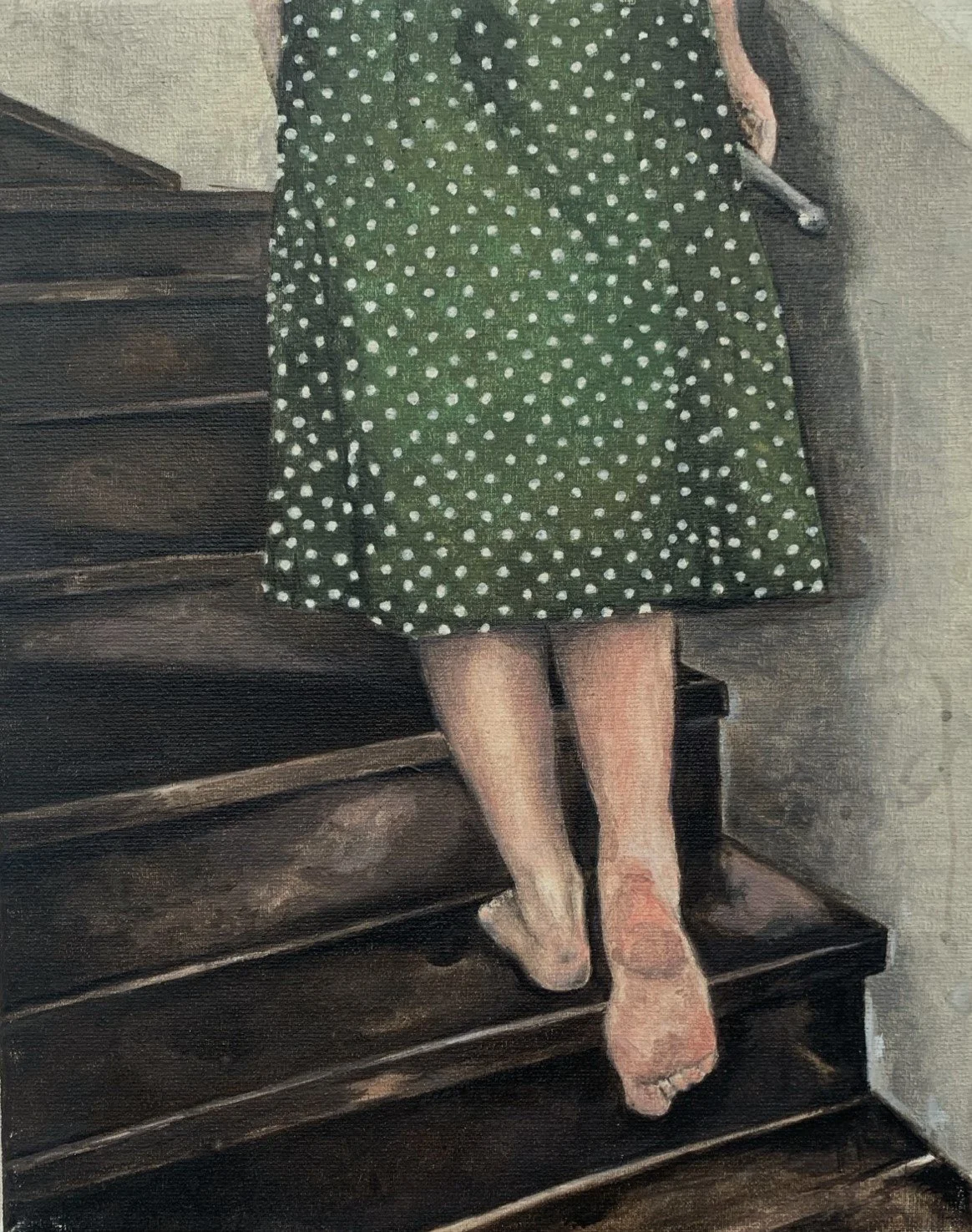 le retour, oil on canvas – 30 x 24 cm - 2020