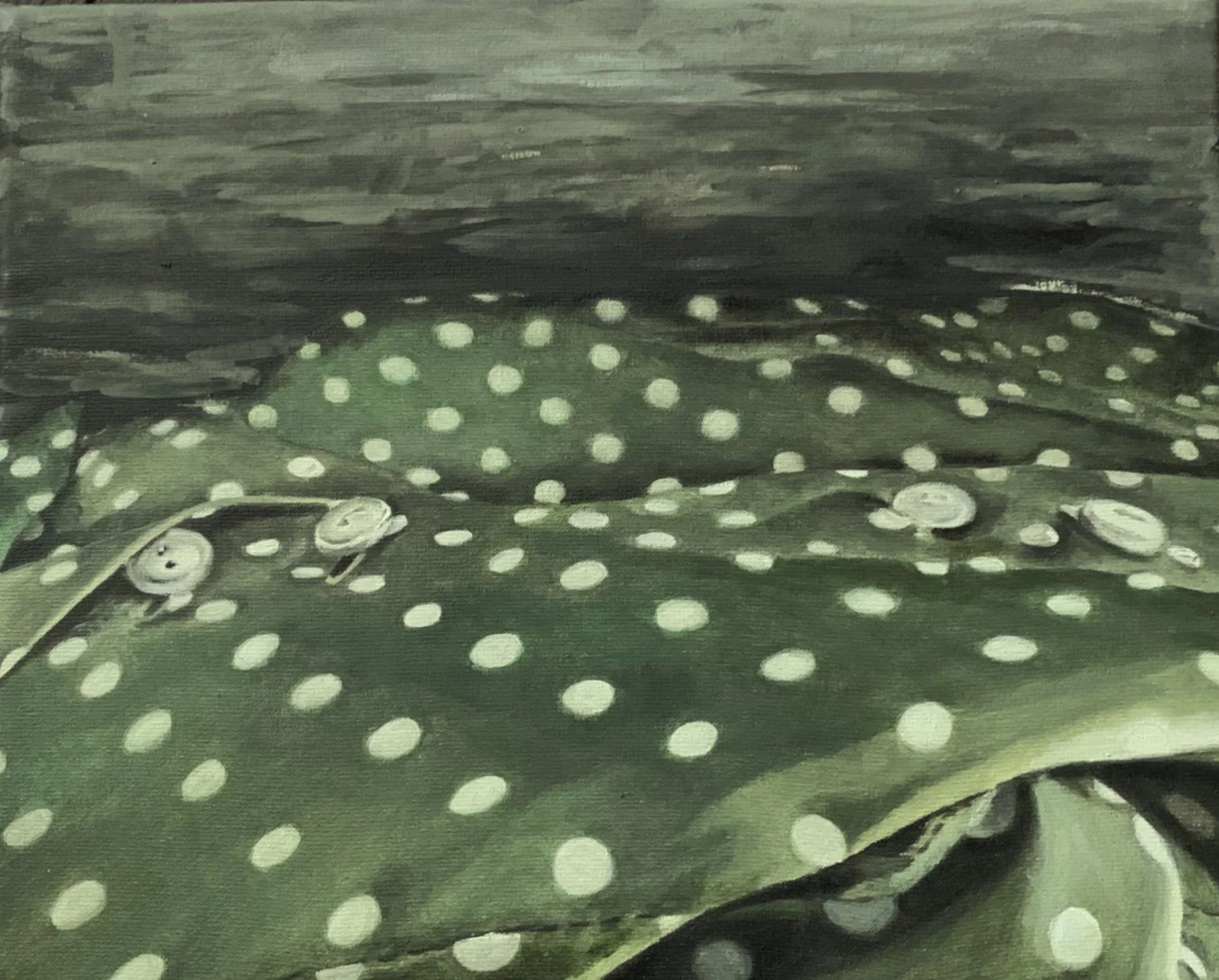 l’orage (paysage n° 4), oil on canvas – 24 x 30 cm – 2020 – collection of the artist