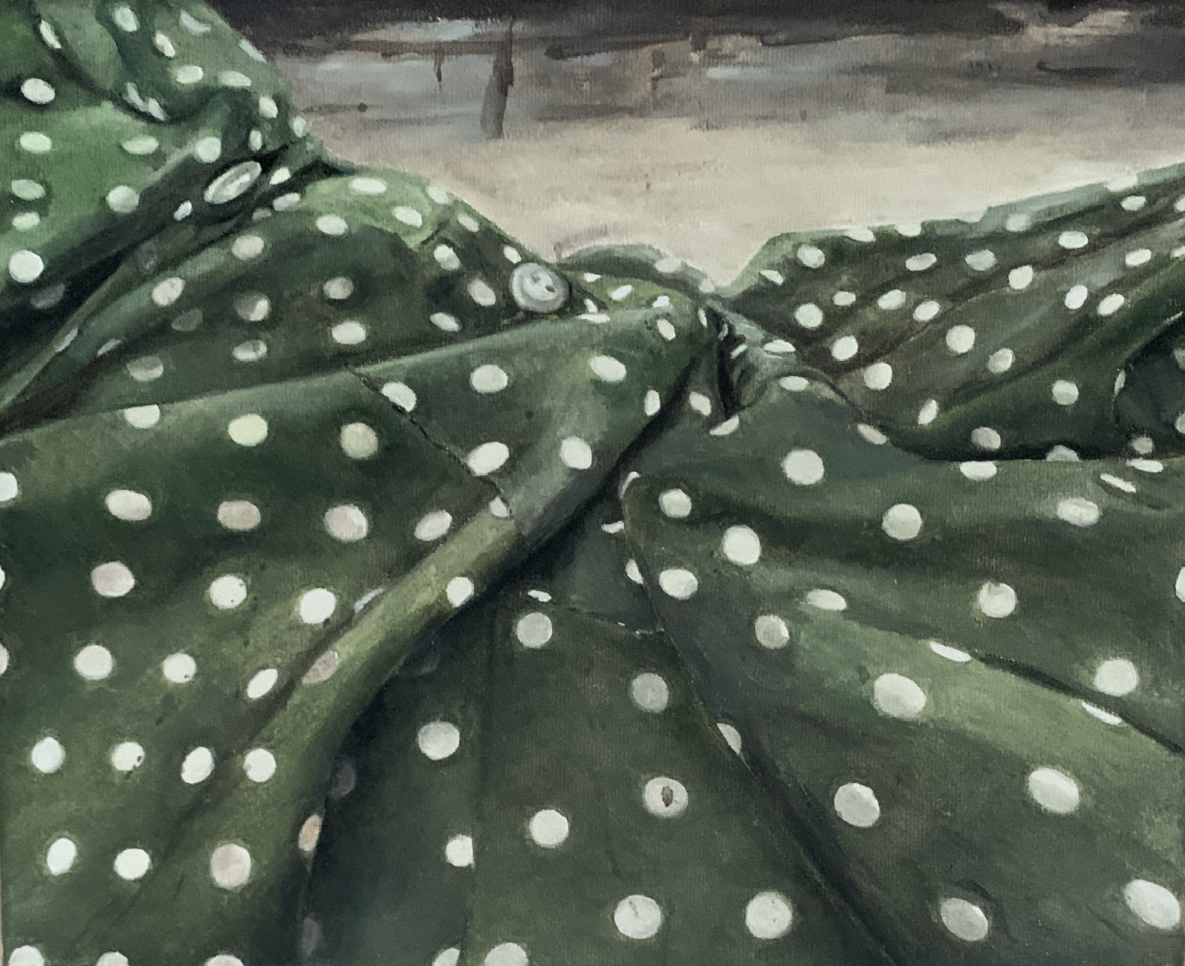 la naissance (paysage n° 9), oil on canvas – 24 x 30 cm – 2020 – private collection roermond