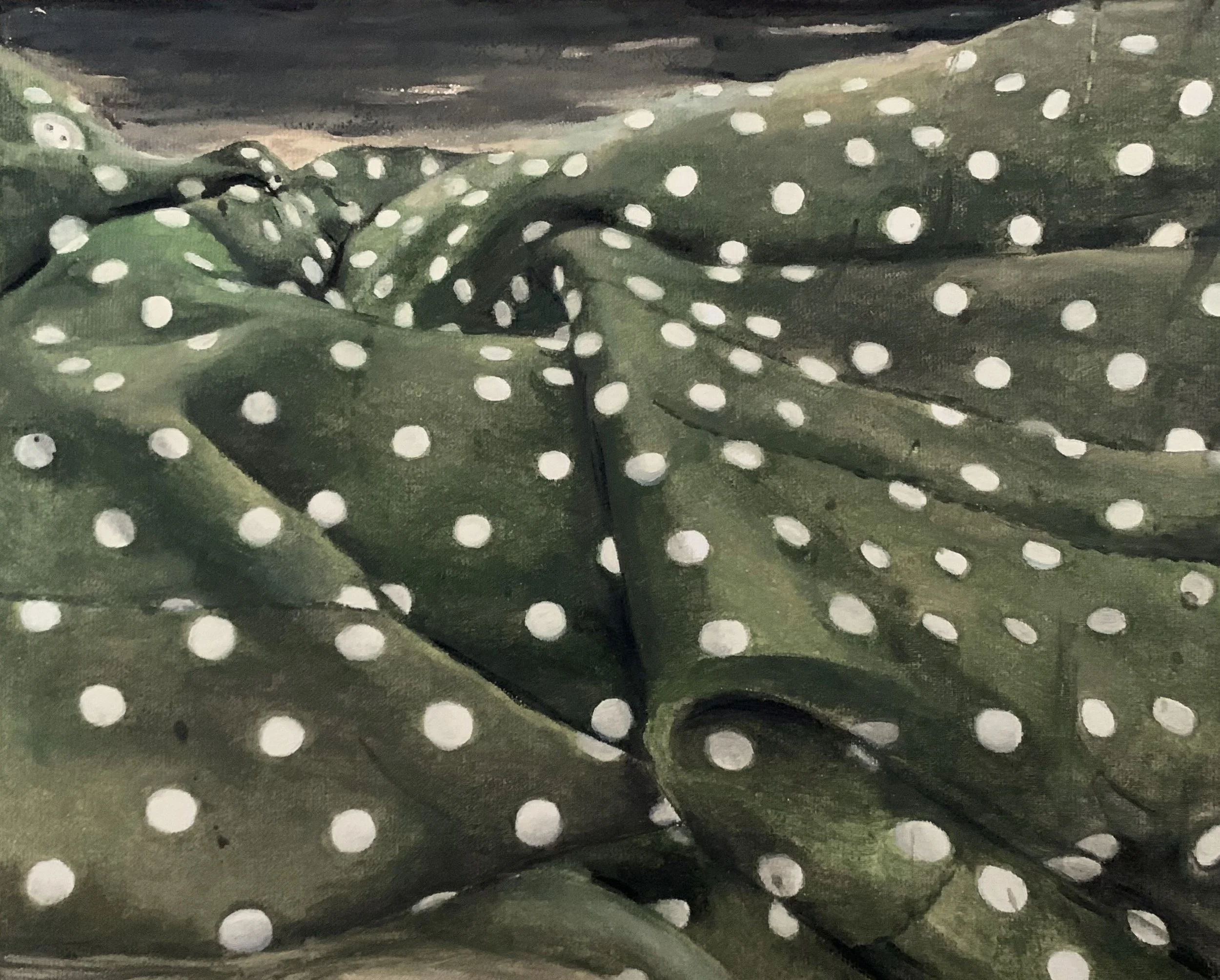 le paysage cherchant (parole avec baudelaire), oil on canvas – 24 x 30 cm – 2020