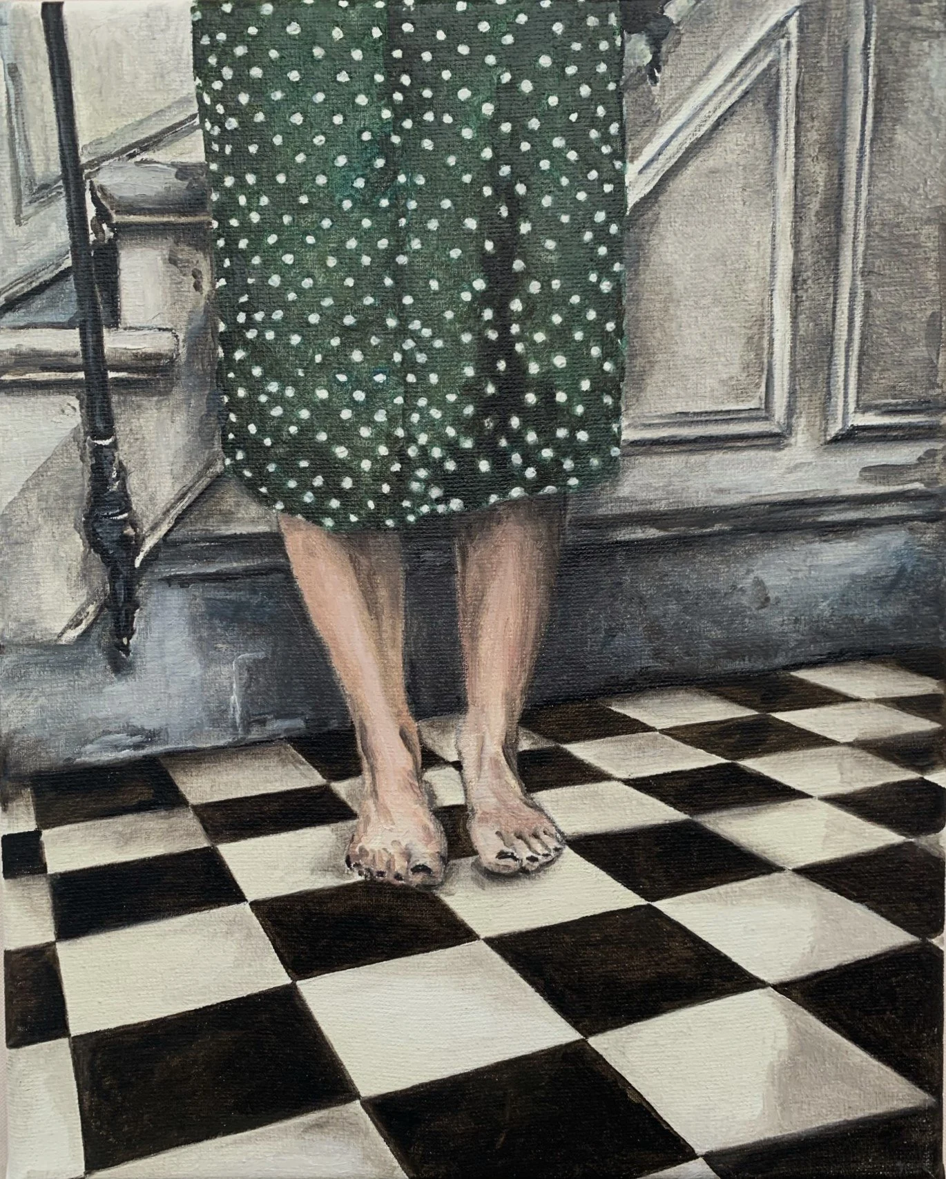 la tendresse, oil on canvas – 30 x 24 cm - 2019