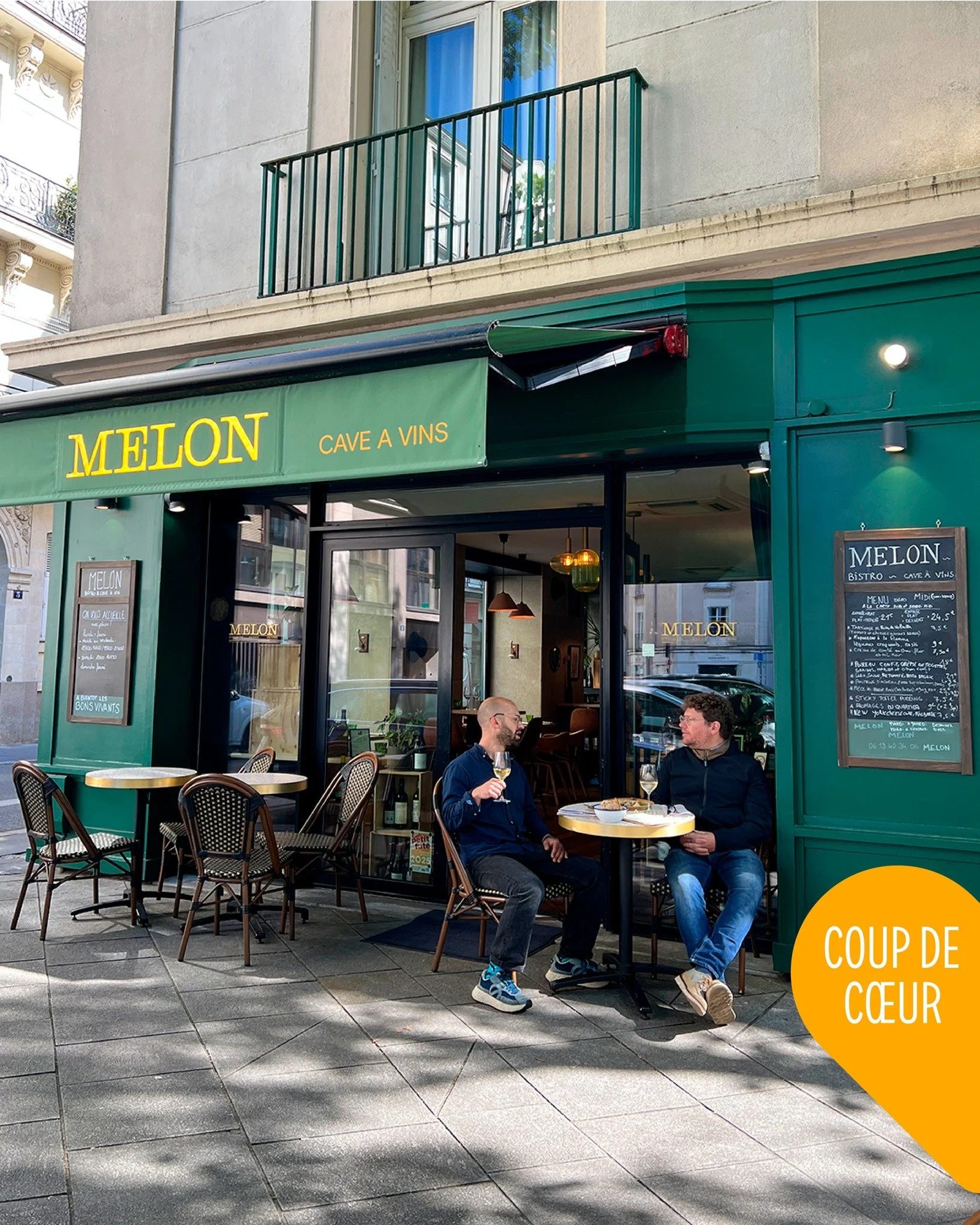 🎩 Bon&hellip; je suis d&eacute;&ccedil;u de ne pas avoir accompagn&eacute; Pierre et Julia sur ce projet @bistro.melon  MAIS&hellip; je suis bien content d&rsquo;y aller !

On ne peut pas &ecirc;tre sur tous les coups. S&rsquo;agirait pas de prendre