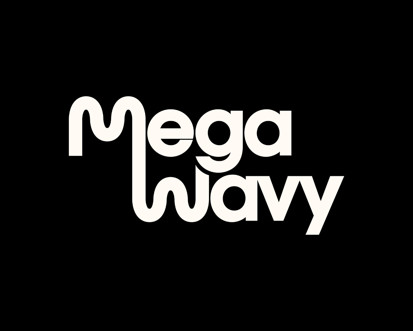 Mega Wavy full logo