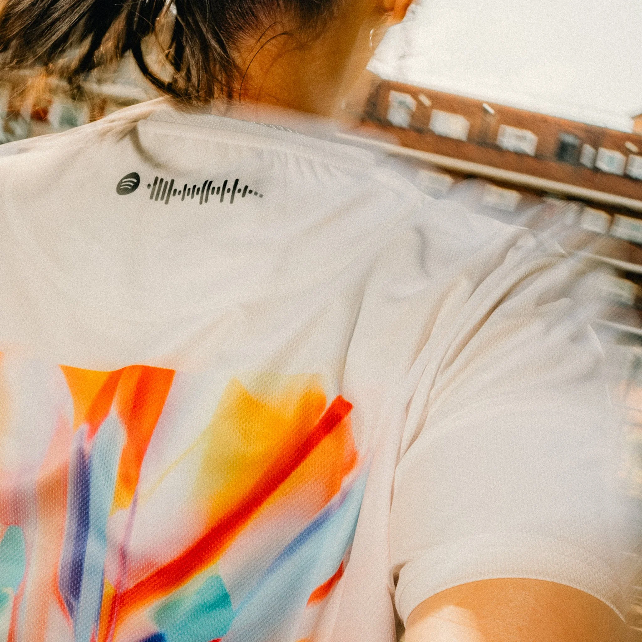UKF Rhythm in Motion white tee