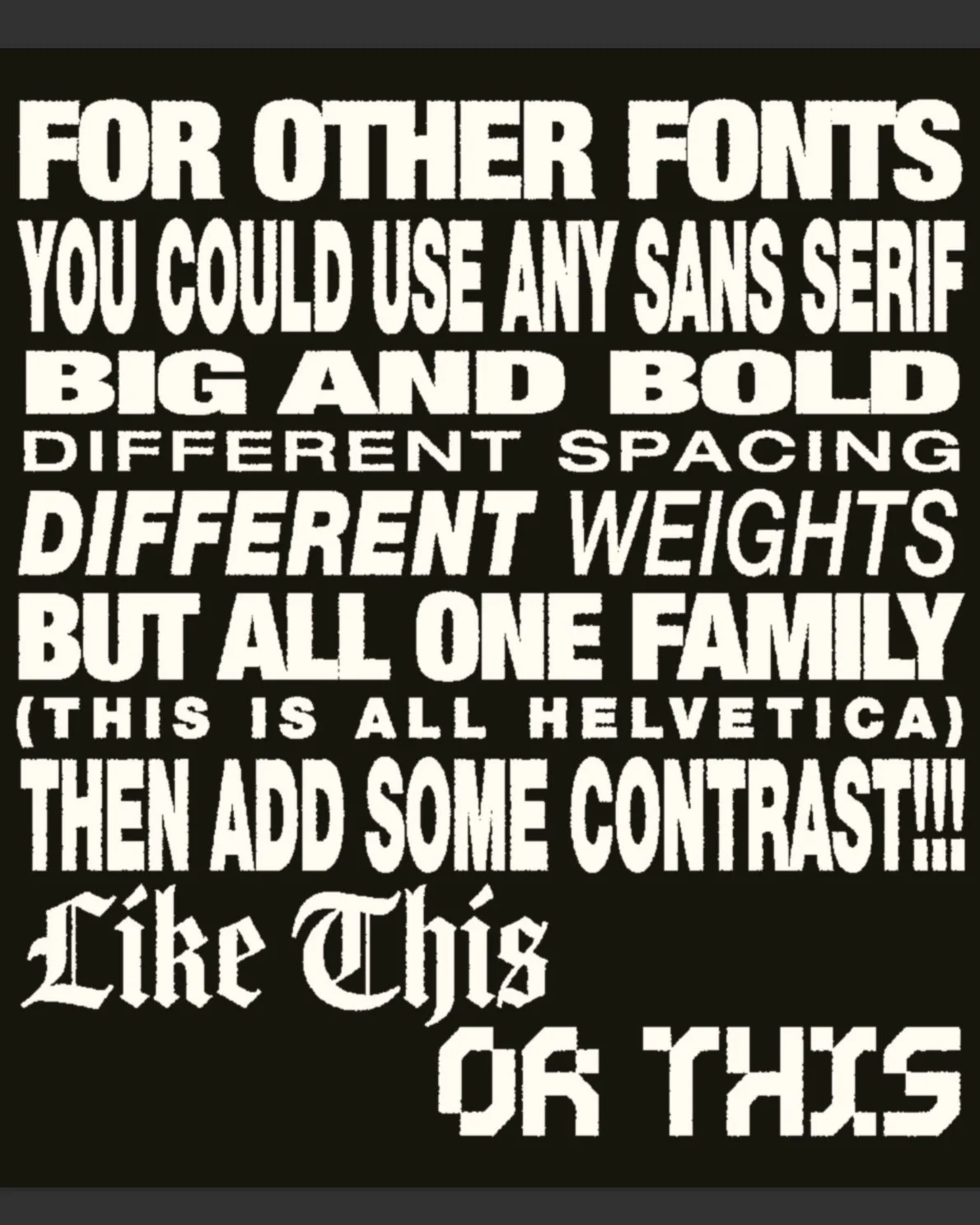 Typography page from Mega Wavy Branding Deck