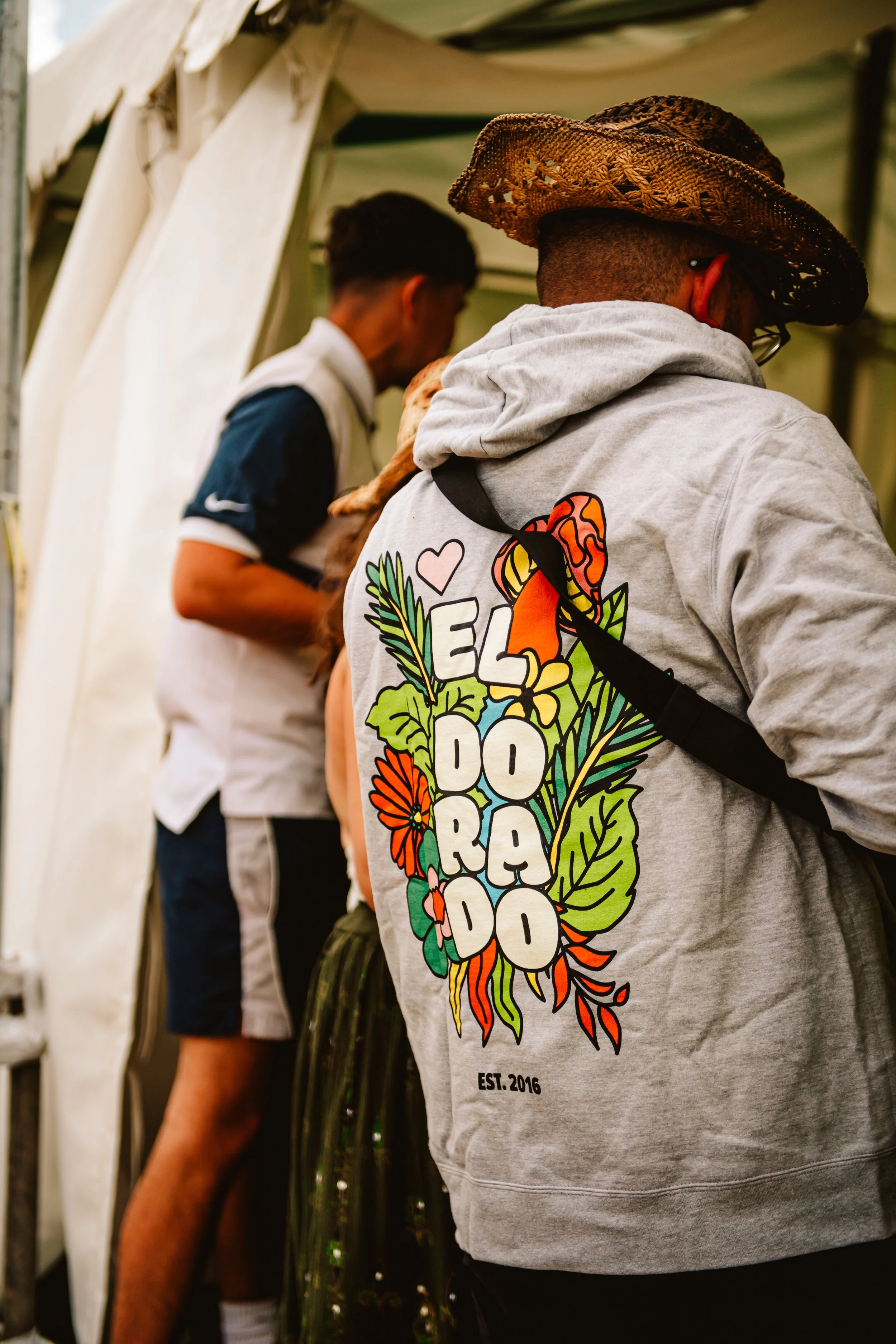 El Dorado grey hoodie