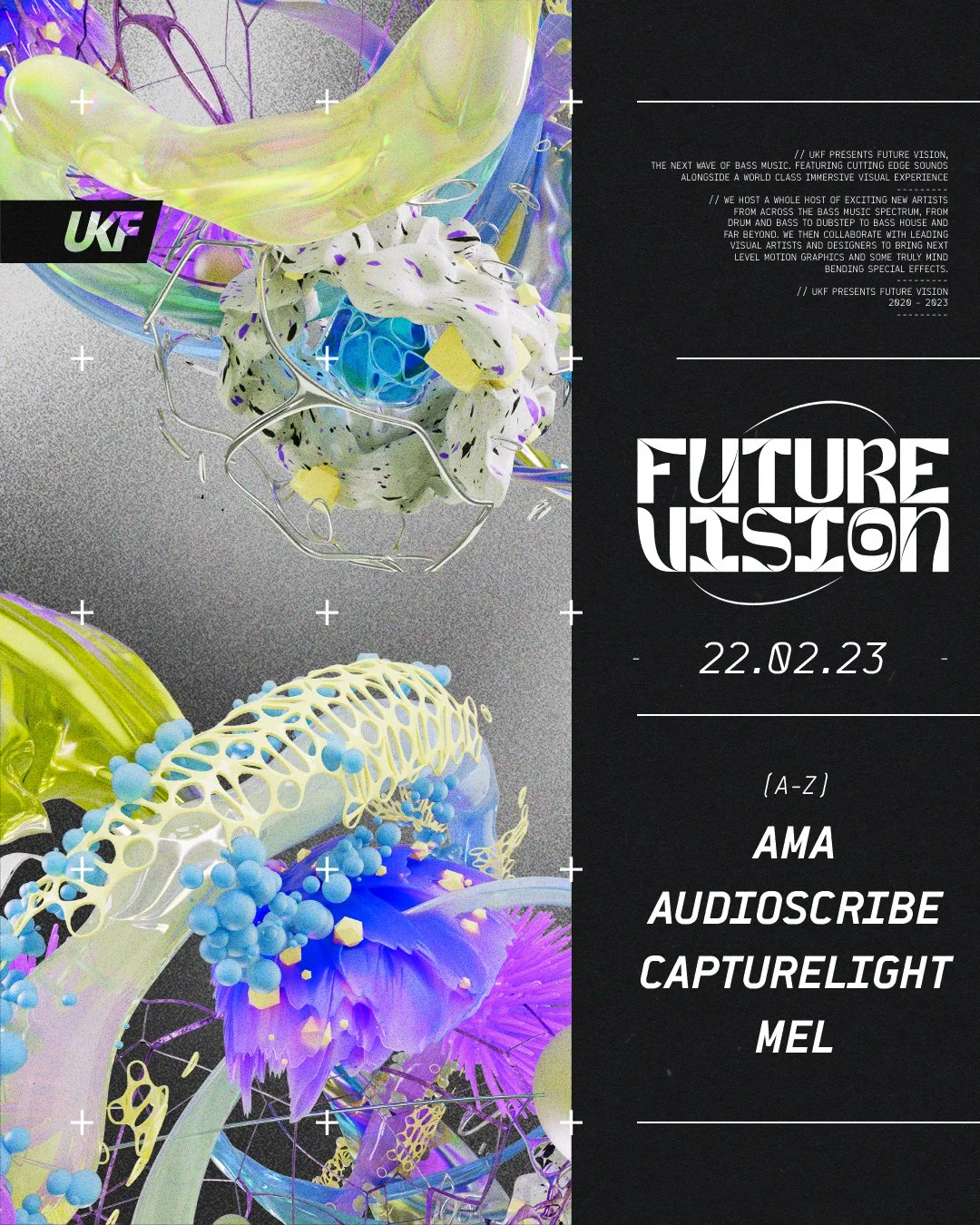Line-up for UKF Future Vision 2023