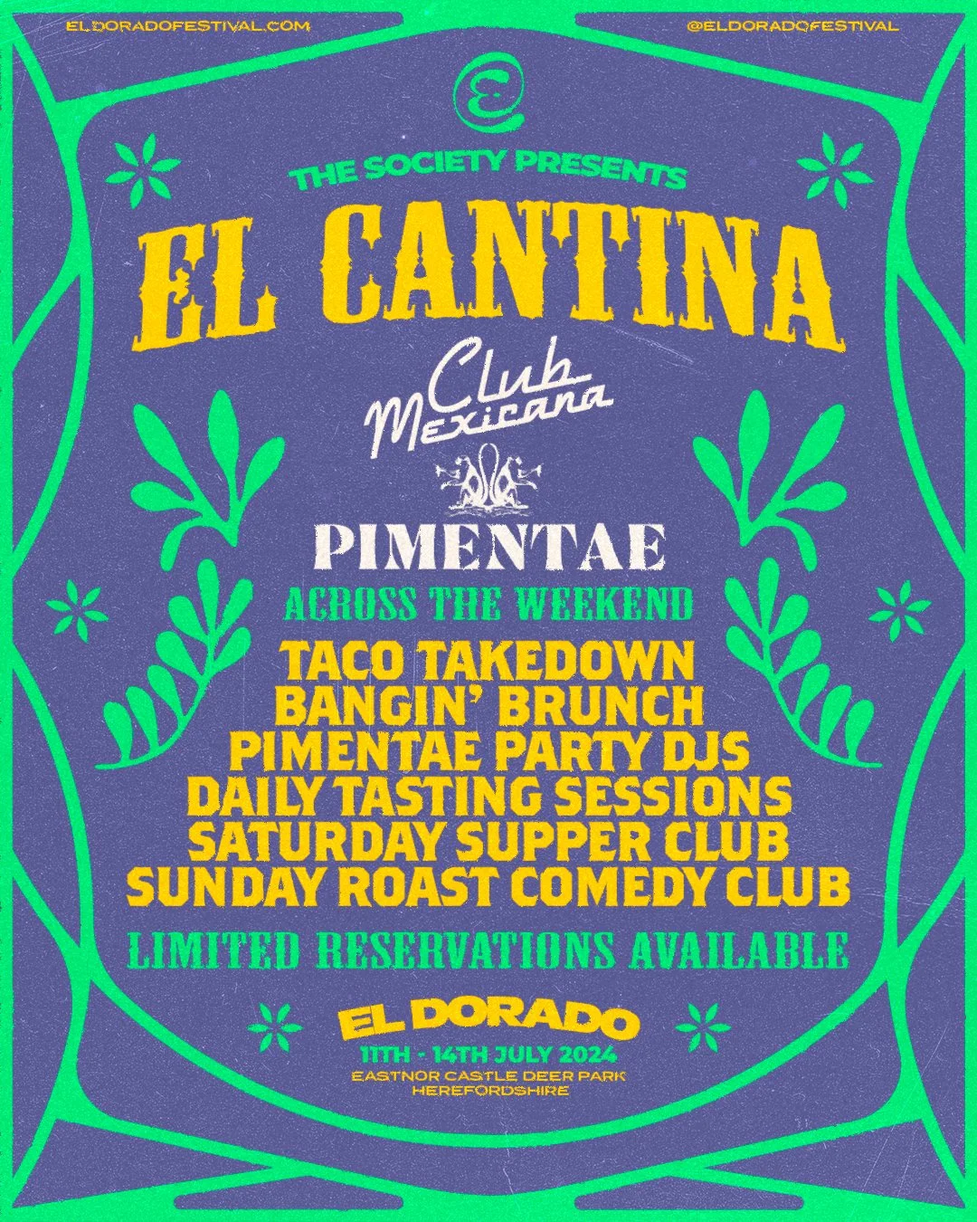 El Dorado Festival 2024 El Cantina Pop Up