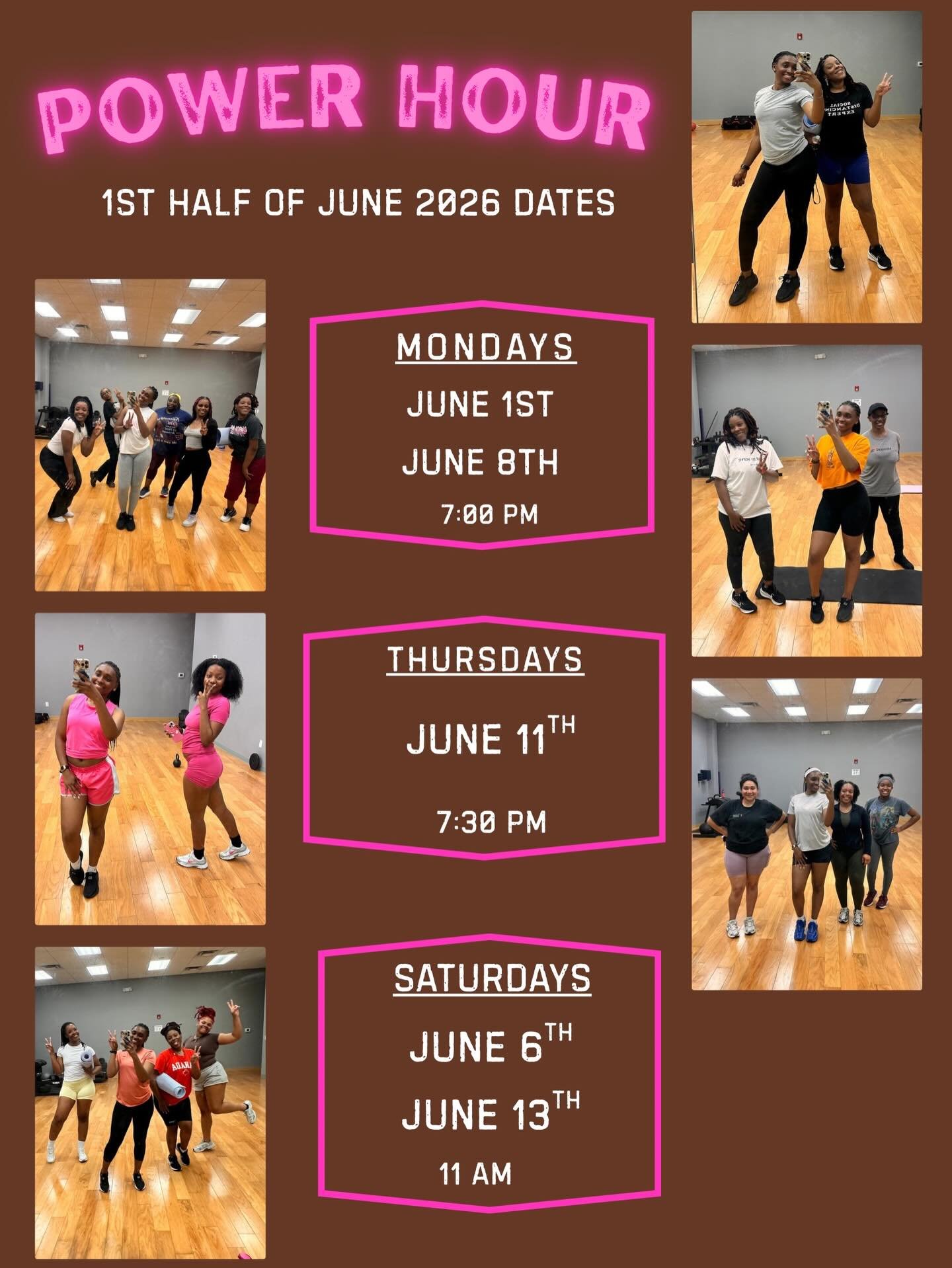 New month, new dates, SAME GRIND! ✨💪🏾

The first half of our Power Hour dates are officially live! 🩷🔥

🎟️ Tickets are available now &mdash; click the link in my bio!