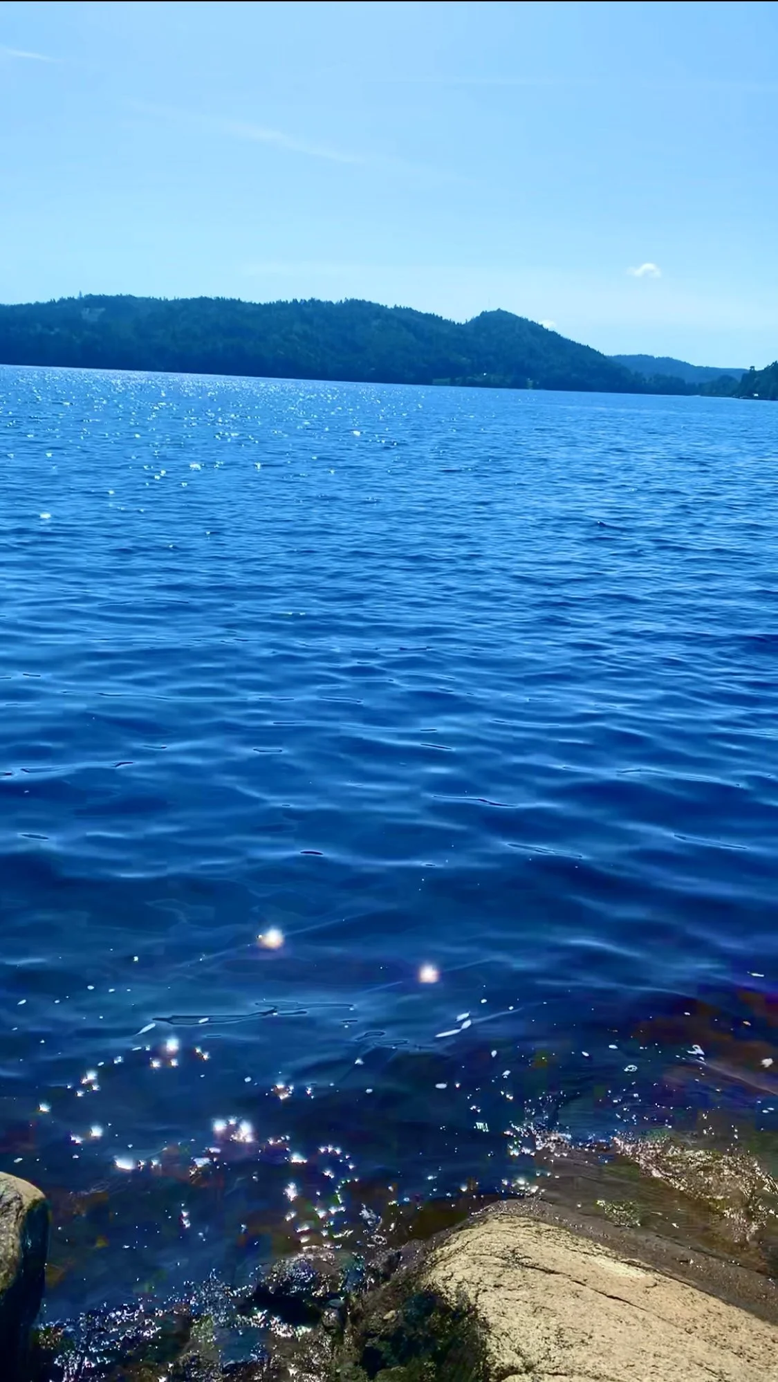 Songe lake. Nearest swimming spot, 200 meters.