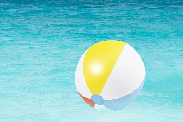 Beach ball to represent exploring our differnt parts in therapy