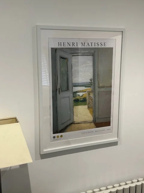 Picture of open door looking onto river