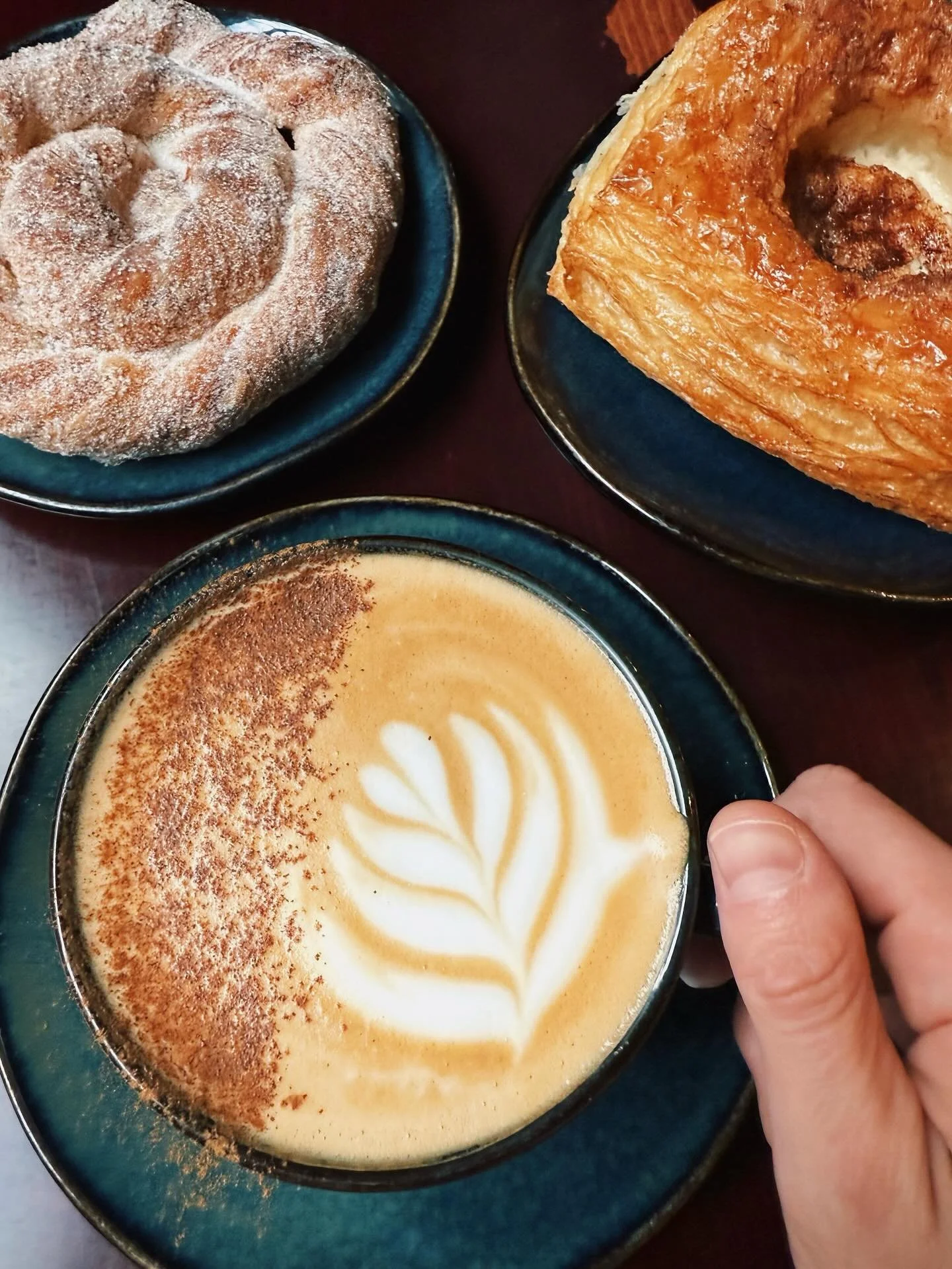 Fall weather 🤝 Pumpkin Spice latte

Our seasonal, house-made Pumpkin Spice syrup is officially back on the menu!

Come by &amp; treat yourself to a latte &amp; pastry, in honor of (almost) making it thru the week 😌🍁☕️