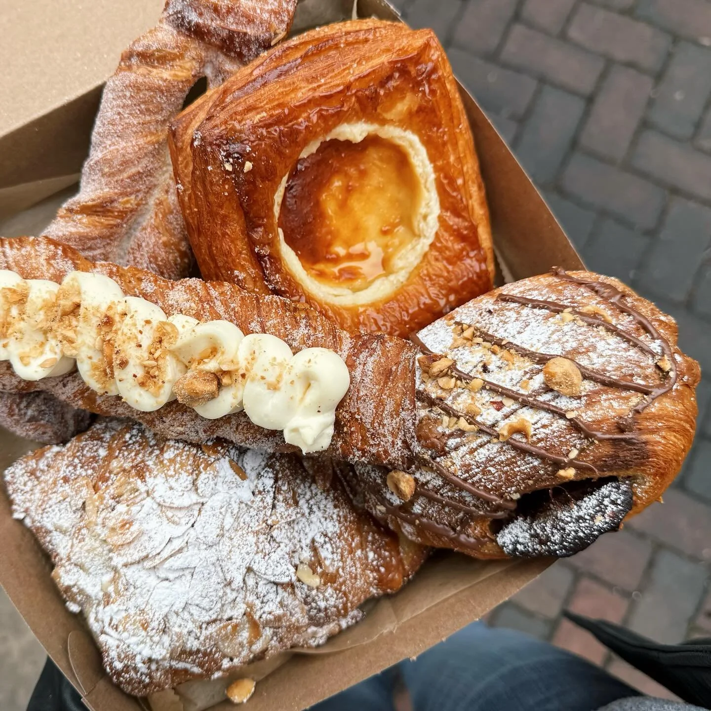 Mondays aren&rsquo;t half bad if you have a box of pastries to look forward to 😇