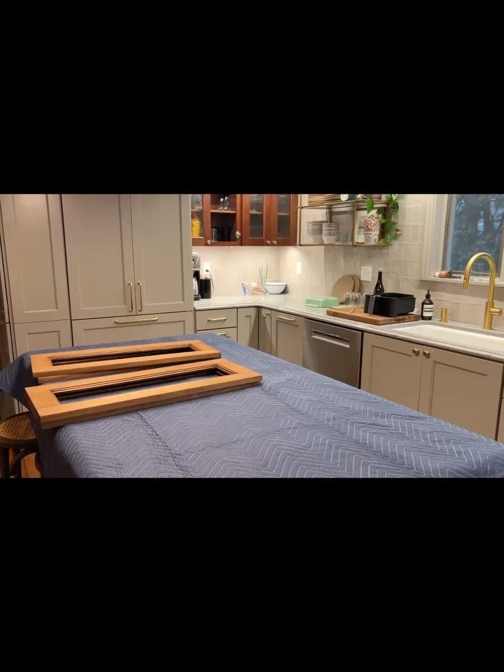 From start to finish a project has many parts, I would say that working with the customer is arguably the most important part and working in the customers home really says what kind of craftsperson you are. A clean install is essential and to address