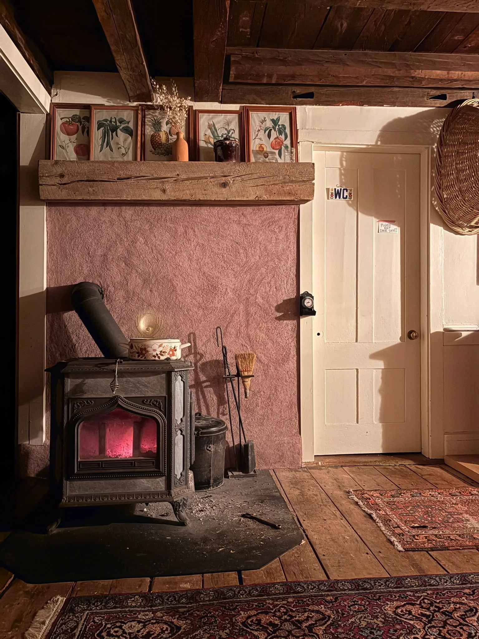 We stopped our wood heat around mid April. After years of living in a 50 degree house, I guess part of me got used to it? It is always fun when it ends up being warmer outside this time of year. Our old basement retains all the bitter winter air. Hel