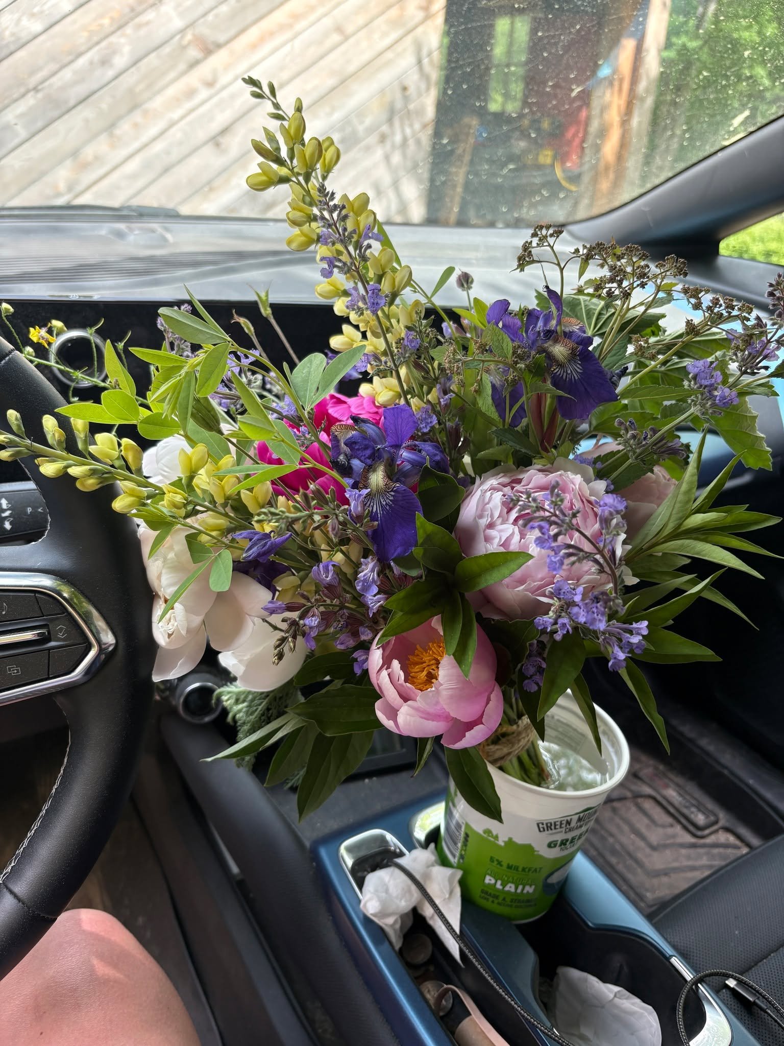 One of the best spring/summer/fall activities is tromping around the yard and seeing what can go into a bouquet.