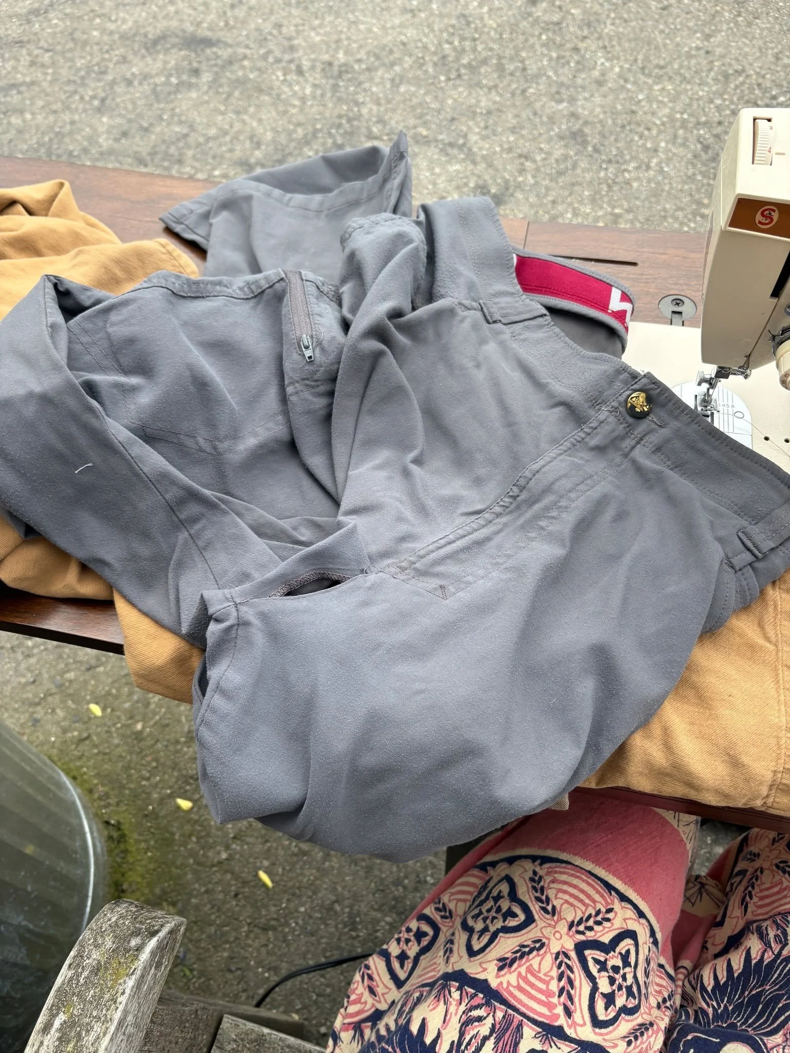 A perfect job for Lucky Betty's - a seam rip repair.