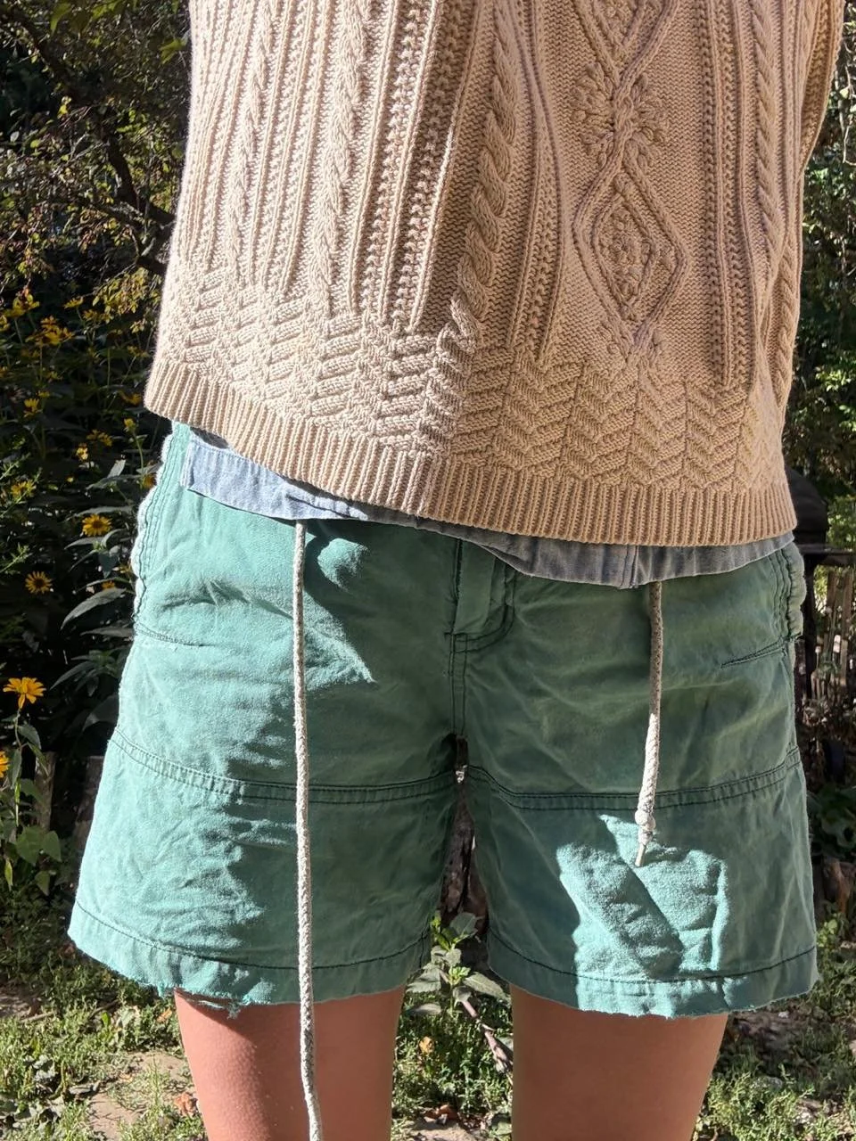 These shorts came with the house. (@jambrookfarm ). The previously owner, Will,  lived in our farmhouse for 15+ years. He worked at Plants Unlimited, was a world traveler, book nerd, and immersed himself into the natural world around the property. I 