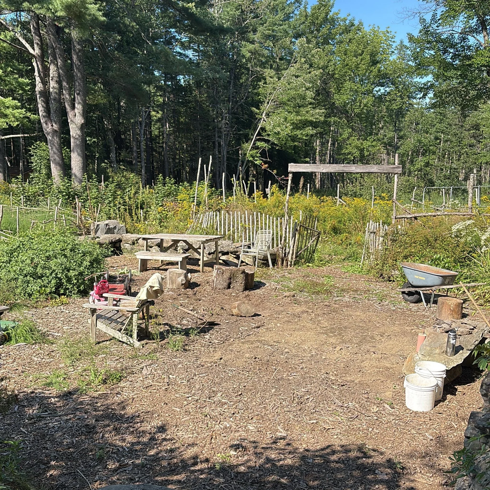 Still at the nail/ash pick up where our old burn pile used to be. 

This whole barn foundation (was a barn floor) was a dumping ground. I guess in the late 90s the old stones were discovered and trash was shoveled out. So me trying to find every loos