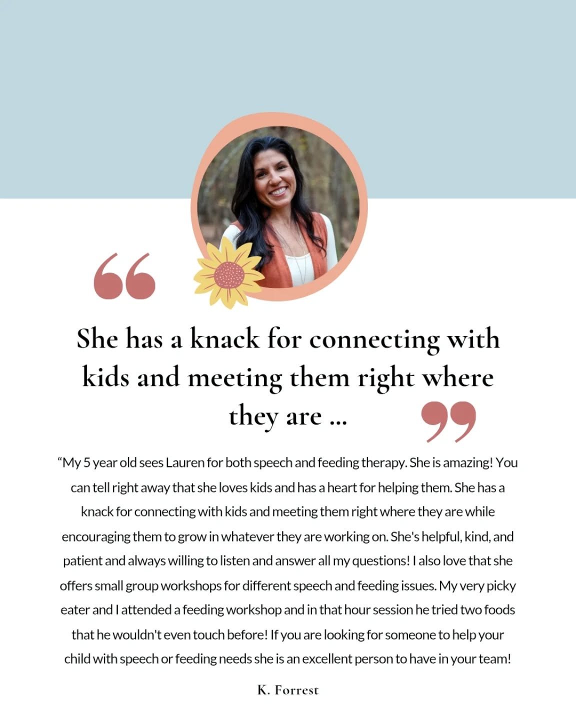 🎉Five-Star Friday 🎉

#feedingtherapist #speechlanguagepathologist