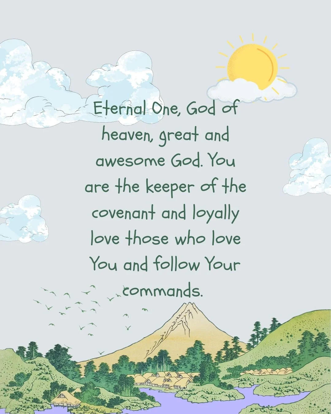 Youth pray daily. Nehemiah 1:5