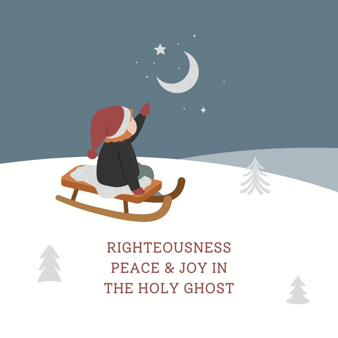 Youth pray daily. Romans 14:17