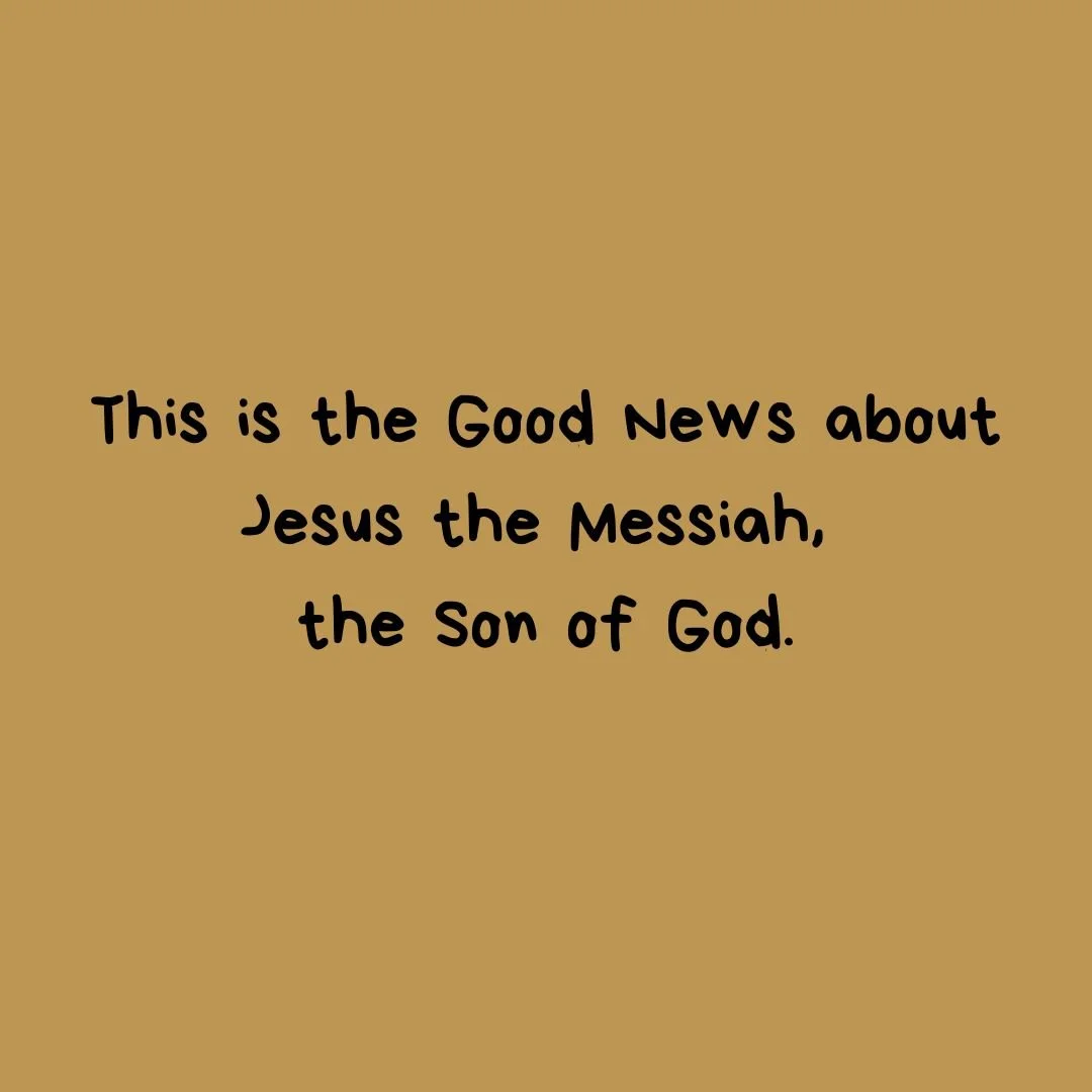 Youth pray daily. Mark 1:1