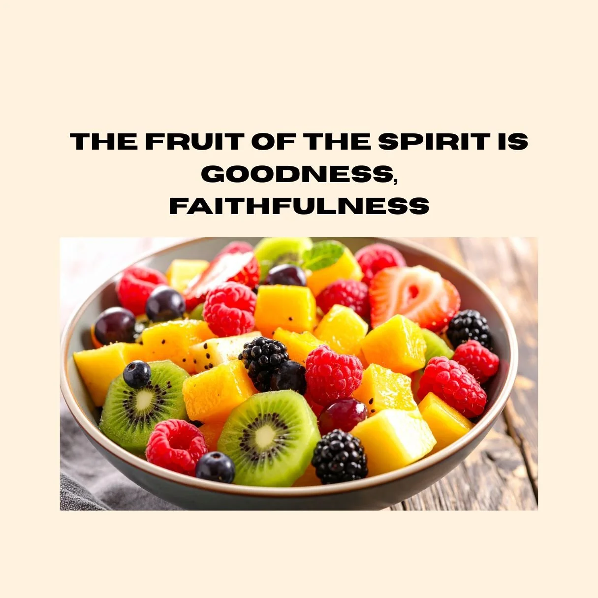 Youth pray dail. Galatians 5:22