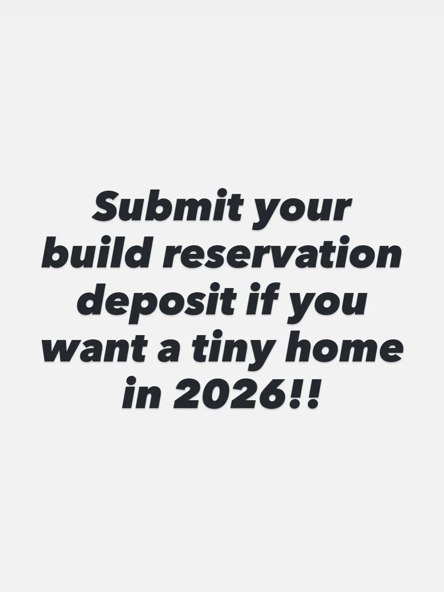 Your tiny home dream starts with one simple step, a build reservation. 🏡

Imagine sipping coffee on your porch next fall, surrounded by pine trees and fresh Maine air. ☕🌲
We love helping people across Maine and beyond make that dream a reality, one