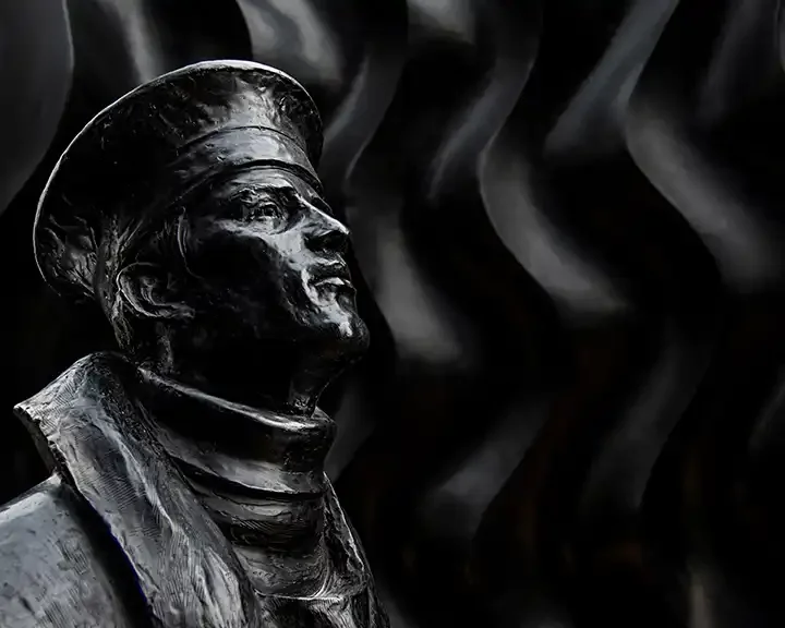 A sculpture remembering the submariners of World War 2 and beyond.