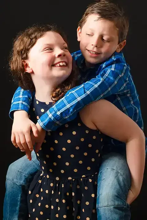 Brother and Sister Children's portrait