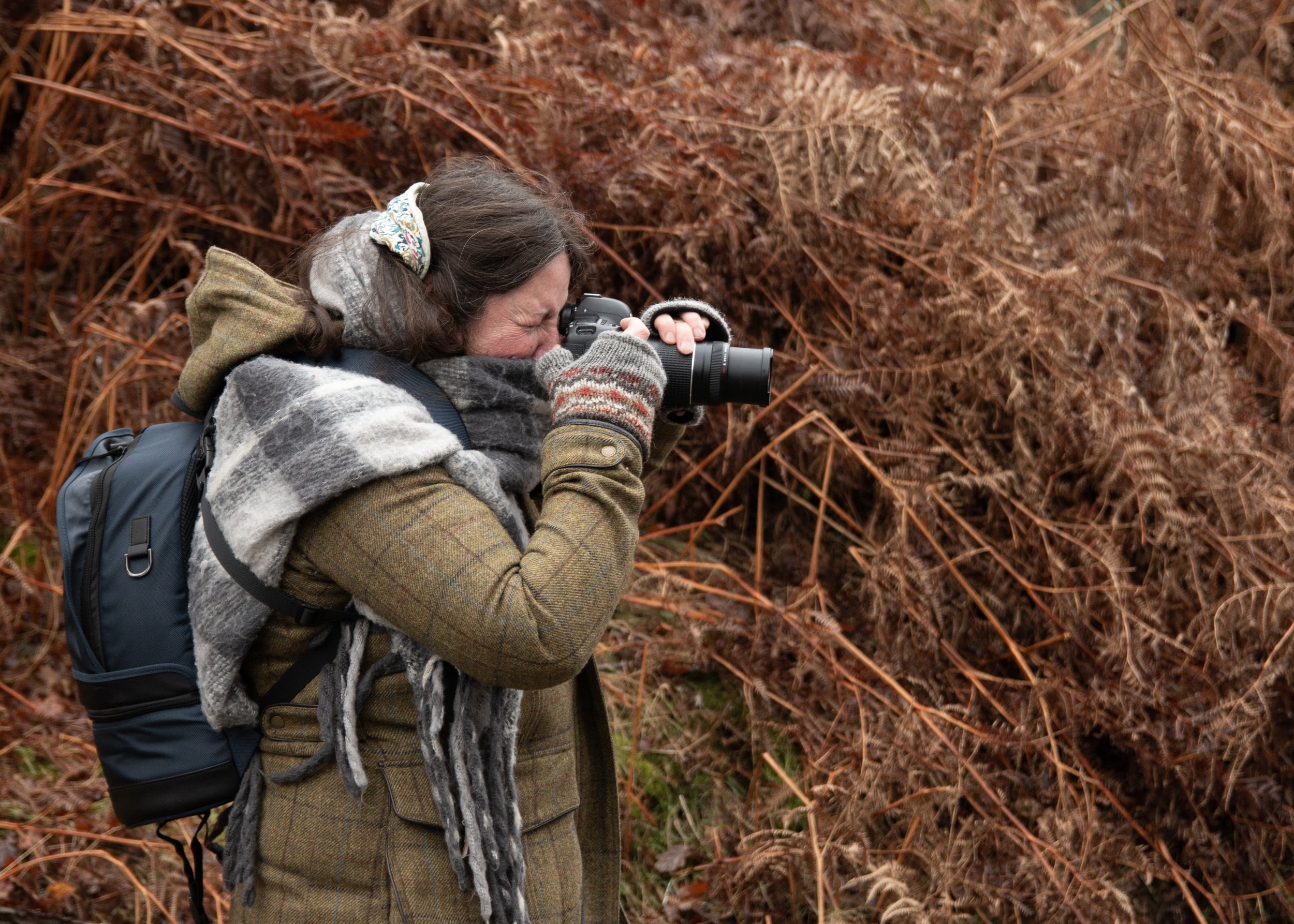 Amanda, at work with her ever present dedication and passion.