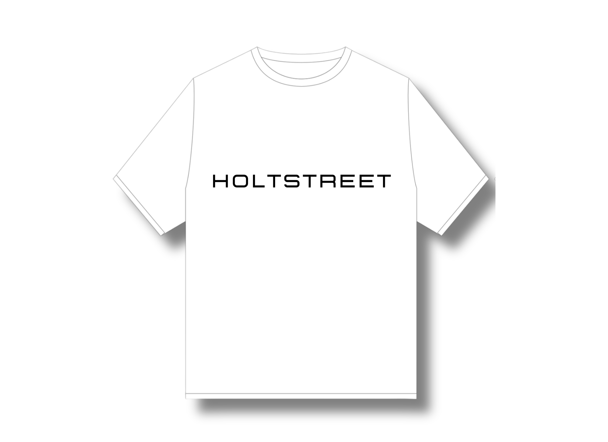HOLTSTREET logo tee - white.png