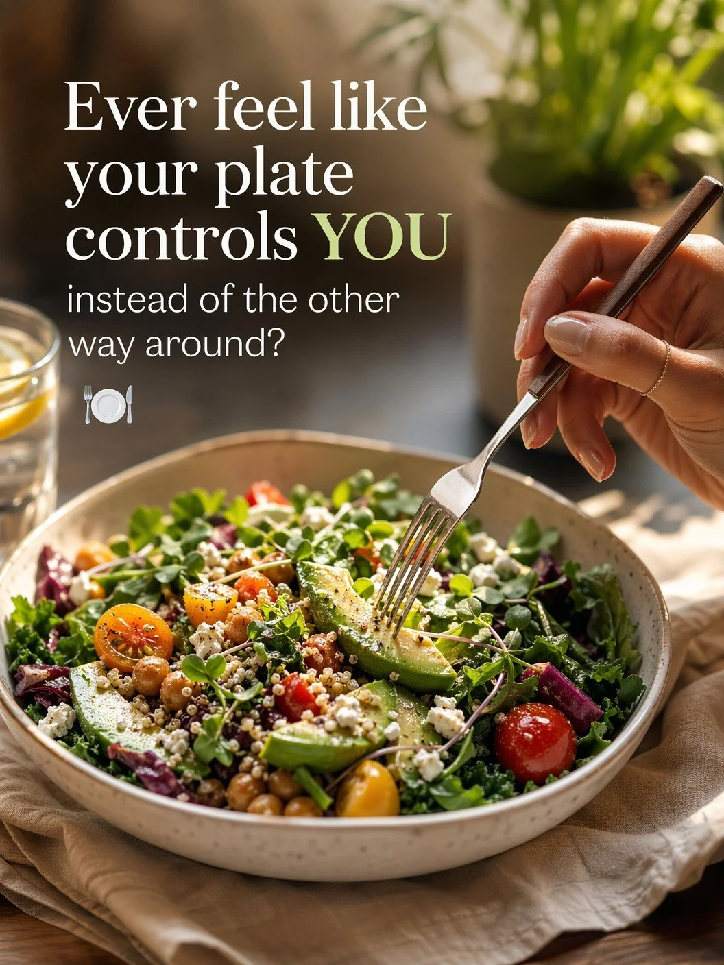 Are you tired of the endless cycle of mindless eating, quick meals, and feeling disconnected from your food? It's time to reclaim your plate and embrace the power of mindful eating! 🧘&zwj;♀️✨

Mindful eating isn't a diet; it's a practice that helps 