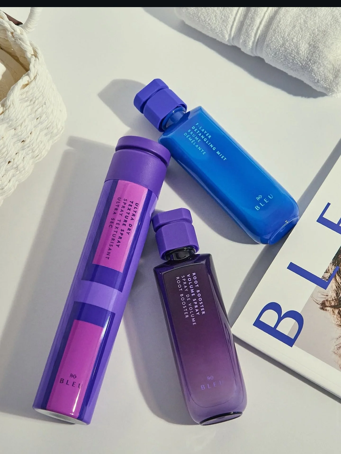 It&rsquo;s here!! Statement-making style. Editorial edge. 💙 💜 

Introducing R+Co BLEU, the couture-caliber capsule collection from R+Co. Combining modernity and style with breakthrough innovations in formulation, sustainability and iconic packaging