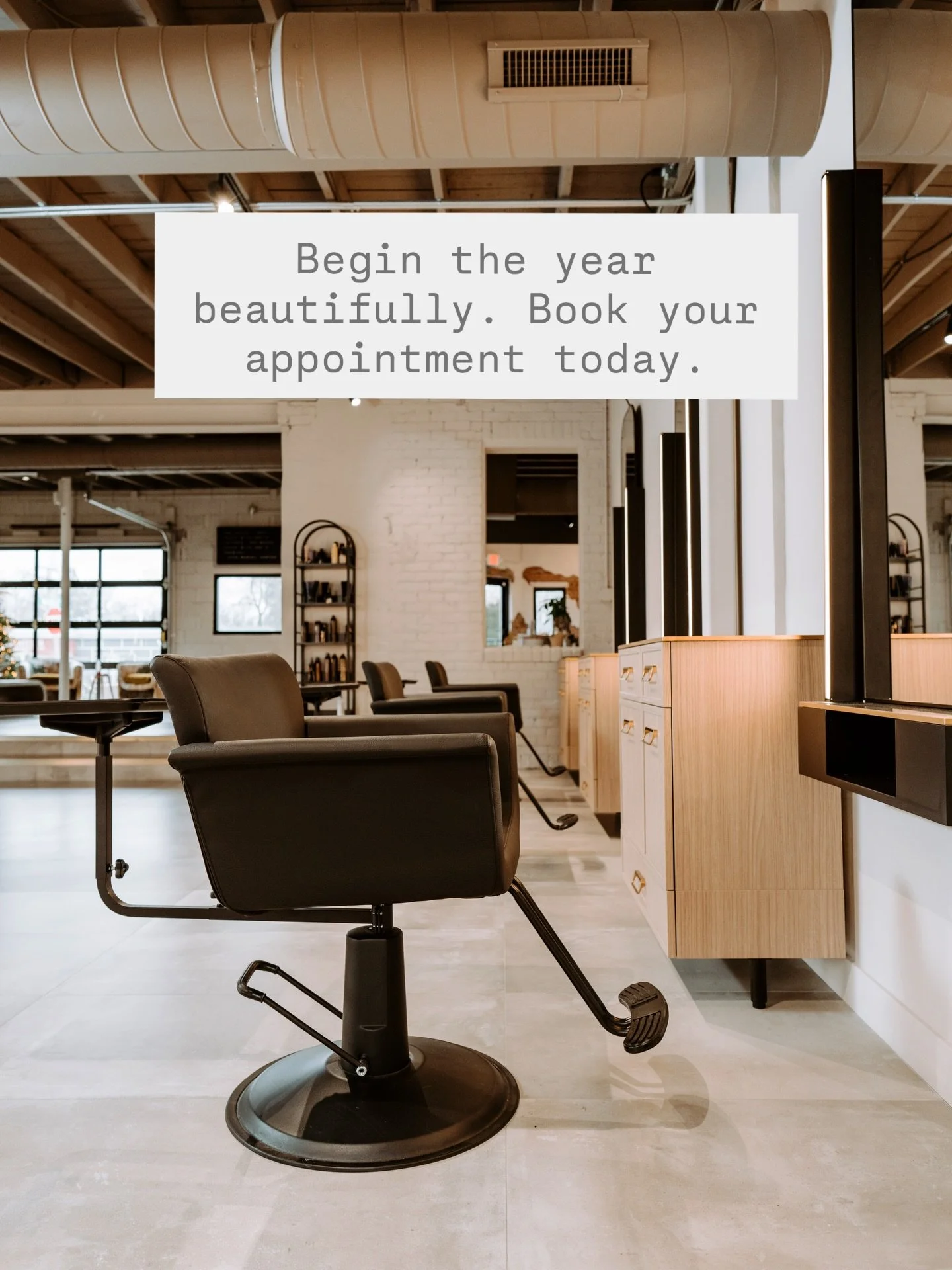This year begins in the chair&mdash;book your appointment today. &hearts;️