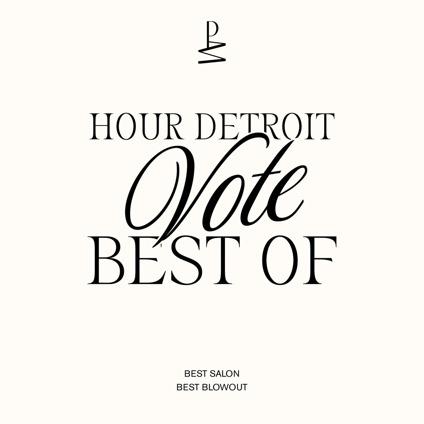 Voting is open thru March 9th &mdash; vote Peter Marks best salon + best blowout in the @hourdetroitmagazine &ldquo;Best Of&rdquo;&hearts;️