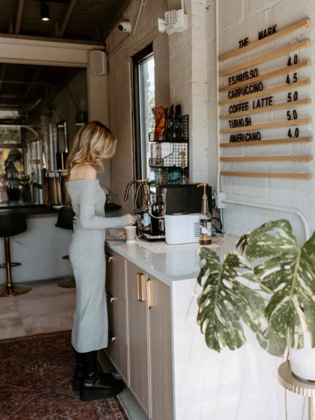 The Mark Caf&egrave; &mdash; just another way for us to take care of you while you&rsquo;re here. ☕️