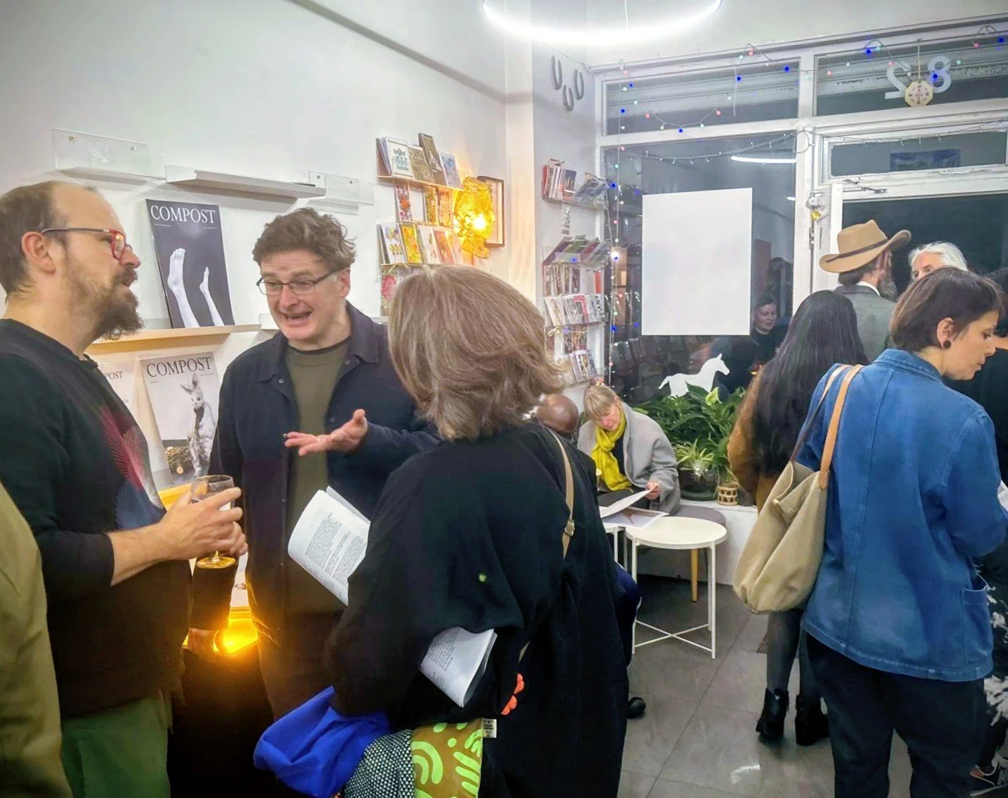 Launch event and exhibition for COMPOST Issue 3, Three Colt Gallery, London © Param Vir