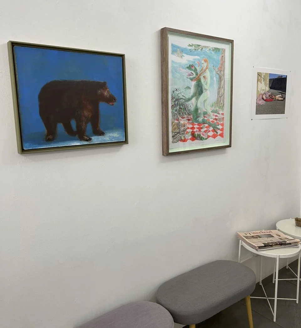 Works by Charles Williams, Rebecca Parkin and Mary Kate Connolly. © David Caines